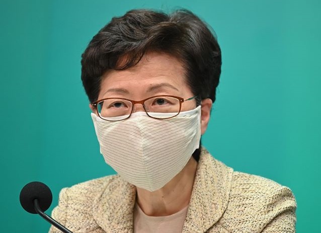 林鄭月娥對於美國財政部的制裁似乎不以為意，還稱自己要主動註銷美簽。（翻攝自林鄭月娥臉書）