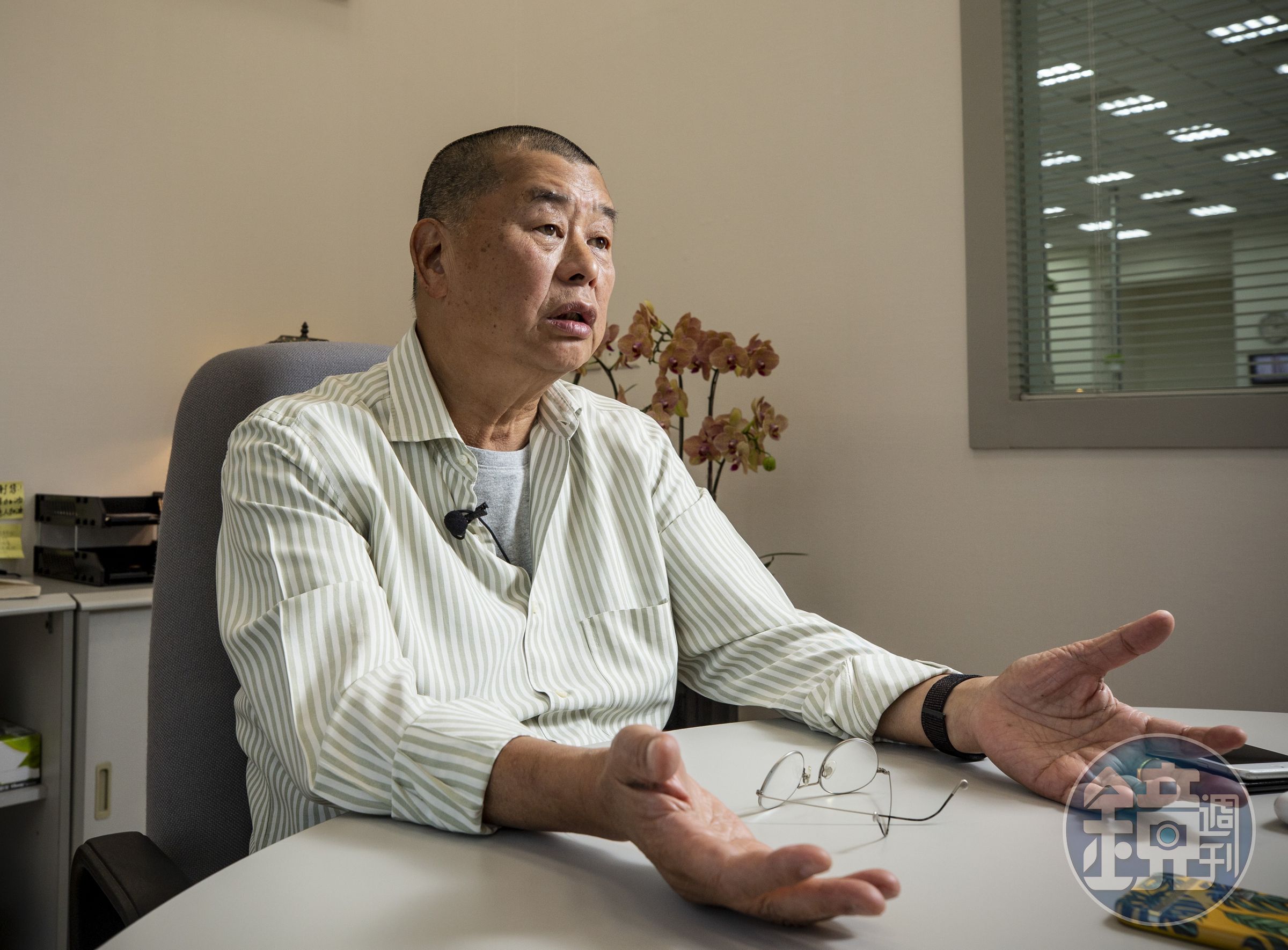 壹傳媒創辦人黎智英驚傳今晨在香港住家遭逮捕。圖為本刊資料照。