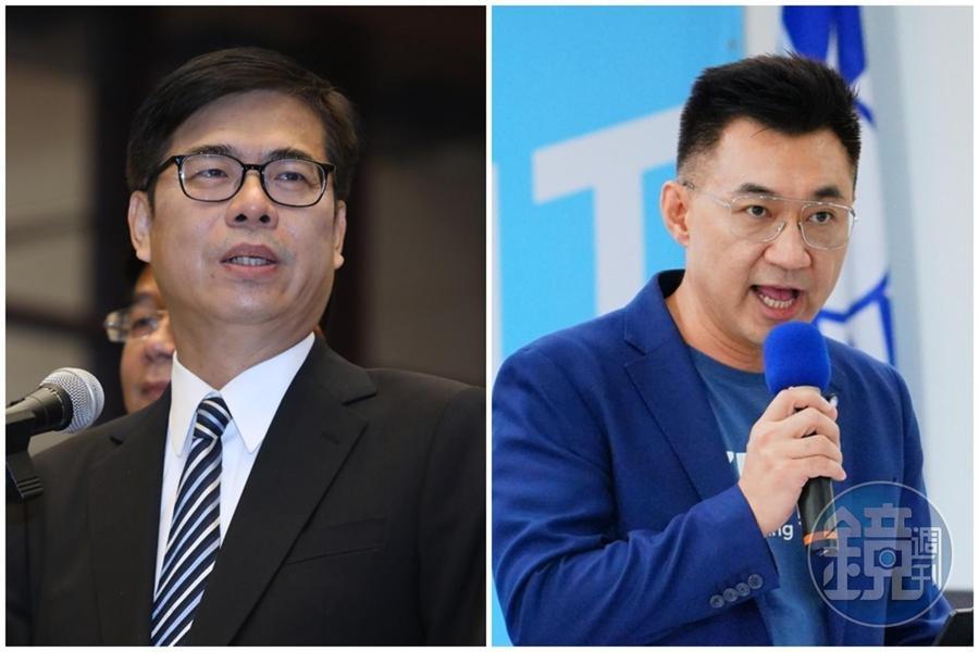 香港壹傳媒創辦人黎智英今早在香港被逮捕,民進黨高雄市長補選候選人陳其邁譴責港府及北京當局;而國民黨主席江啟臣則表示,港府的作為摧毀港民支持跟信任。(本刊資料照)
