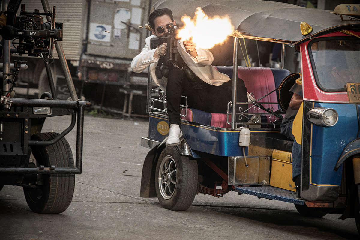 《魔鬼對決》斥資新台幣4億製作，李政宰在片中飾演為兄弟復仇的追擊者。（采昌國際多媒體提供）