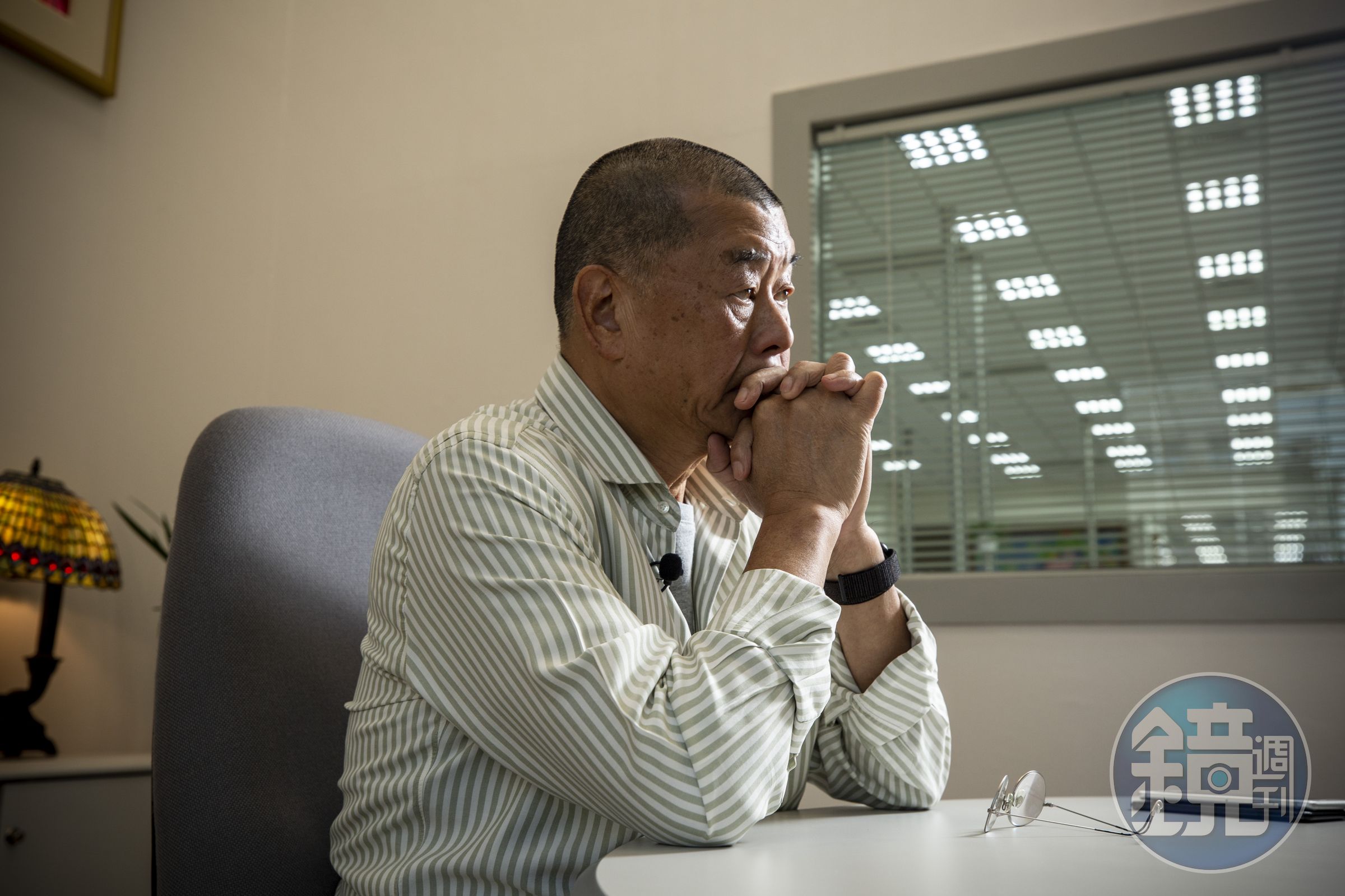 黎智英開直播時一度哽咽表示，相信自己及其他人現階段不會被送到中國大陸審訊，但不排除日後有這種可能性。（本刊資料照）