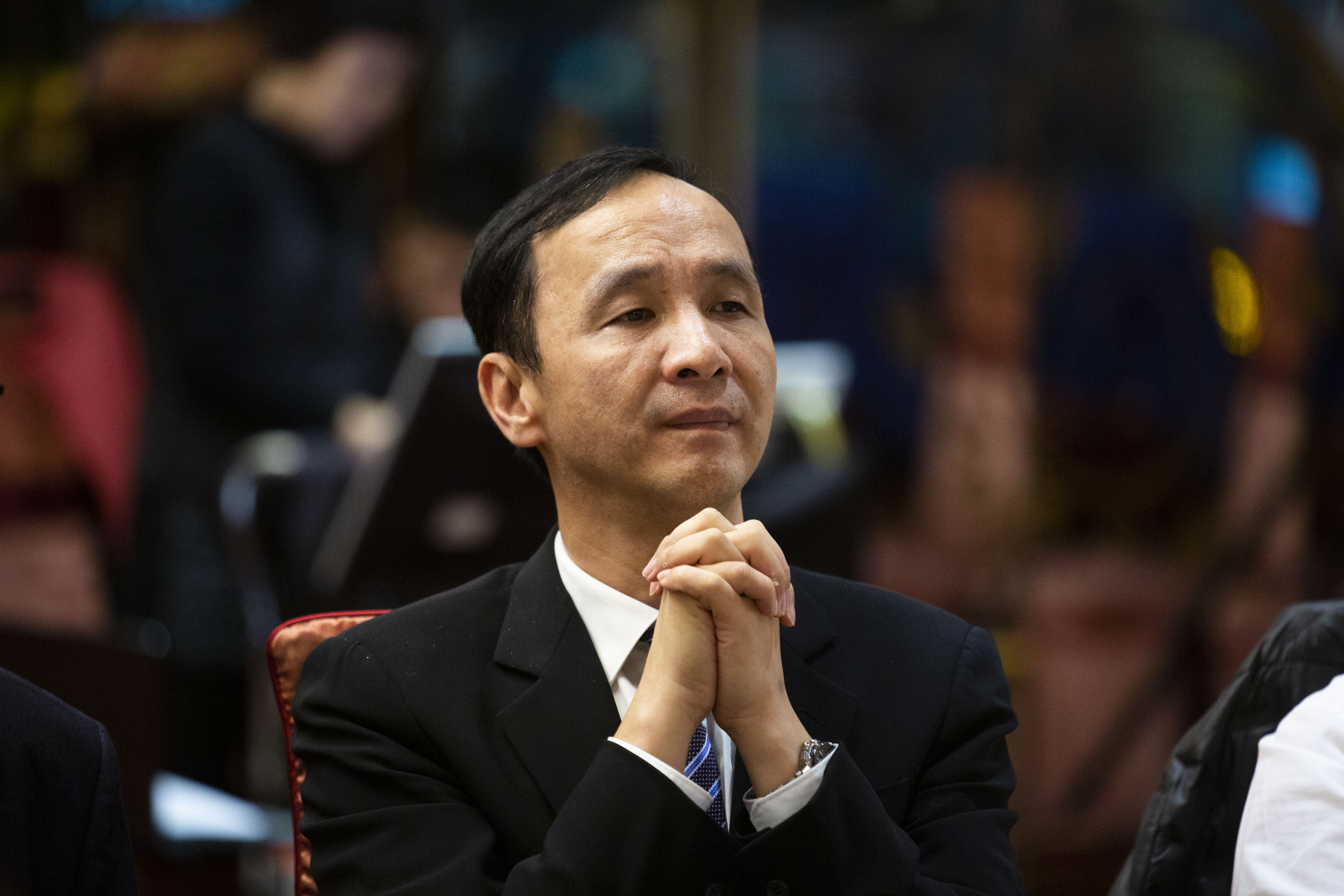 前國民黨主席朱立倫公開聲援黎智英，呼籲捍衛言論自由。