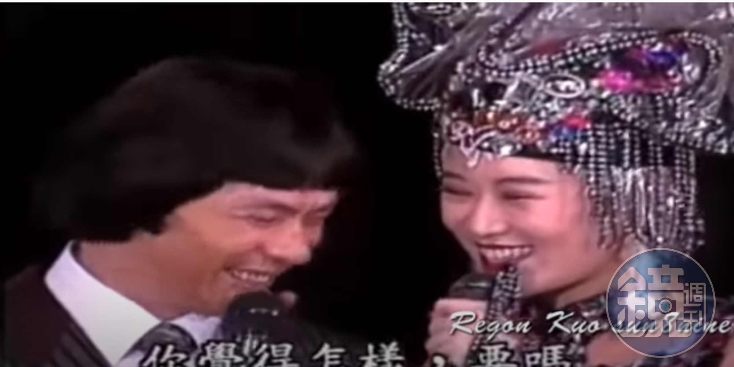 1980年代豬哥亮歌廳秀紅極一時，羅霈穎靠著漂亮臉蛋和高挑身材，成為歌廳秀的常客。（翻攝自網路）