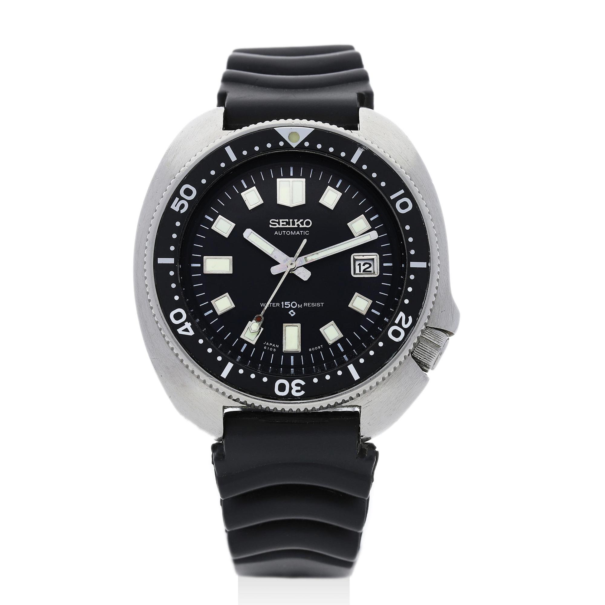 SEIKO「Diver's」6105-8119型號，約1969年出廠，預估拍價：4,000～8,000港元。