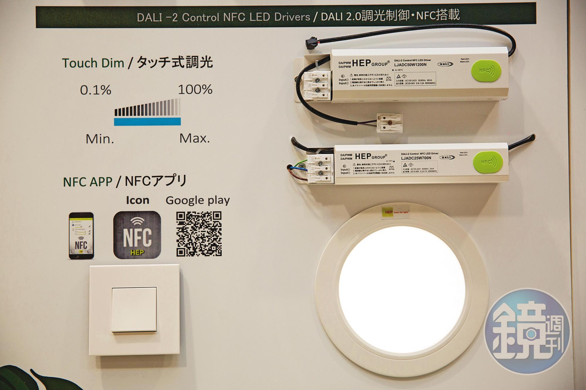 東林科技的產品應用於鹵素燈、汞燈、複金屬燈及LED燈等光源，提供點燈電壓、穩定電流或變壓器等功能。
