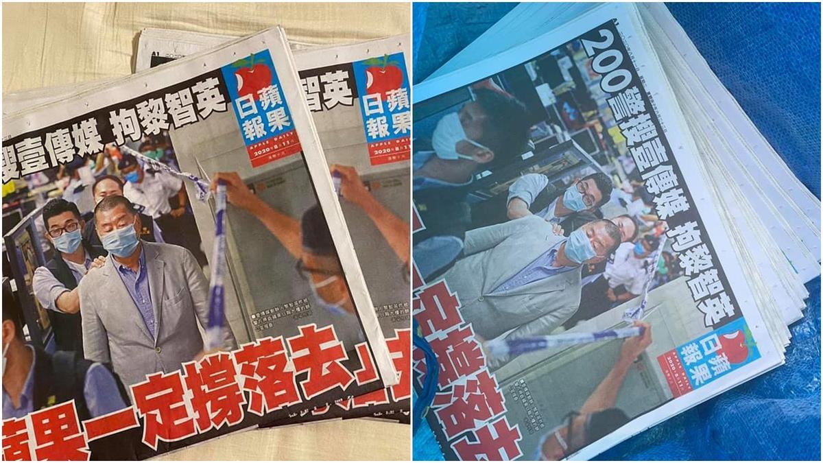 【黎智英被捕】民眾凌晨排隊掃光《蘋果》　港藝人睡前衝買力挺