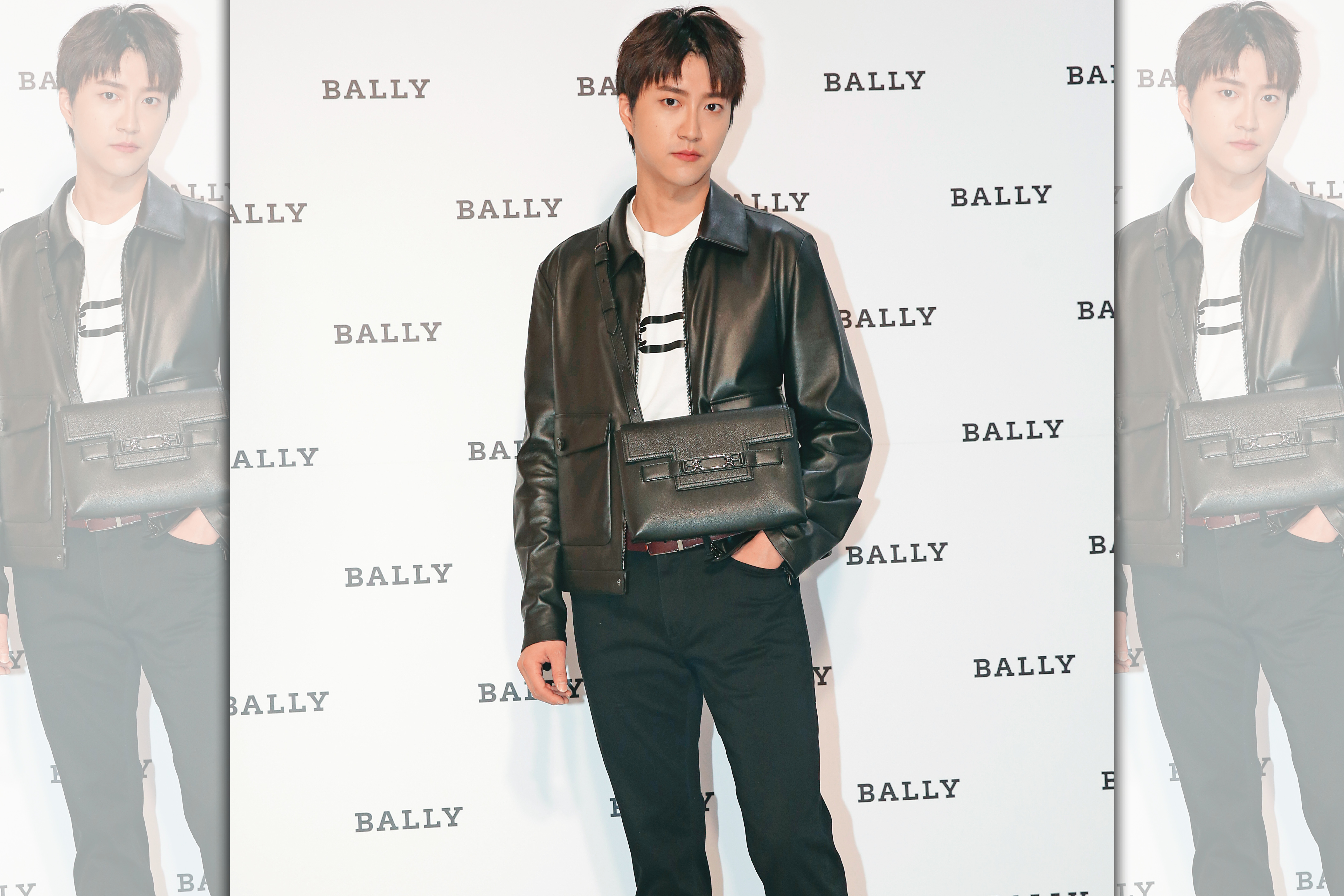 江宏傑拍照姿勢符合網美系：轉側腳一前一後，切勿整隻手插進口袋，要露一半在外才有層次。不會擺姿勢就試想頭痛摸頭、腰痛插腰，他這招叫胯下痛。