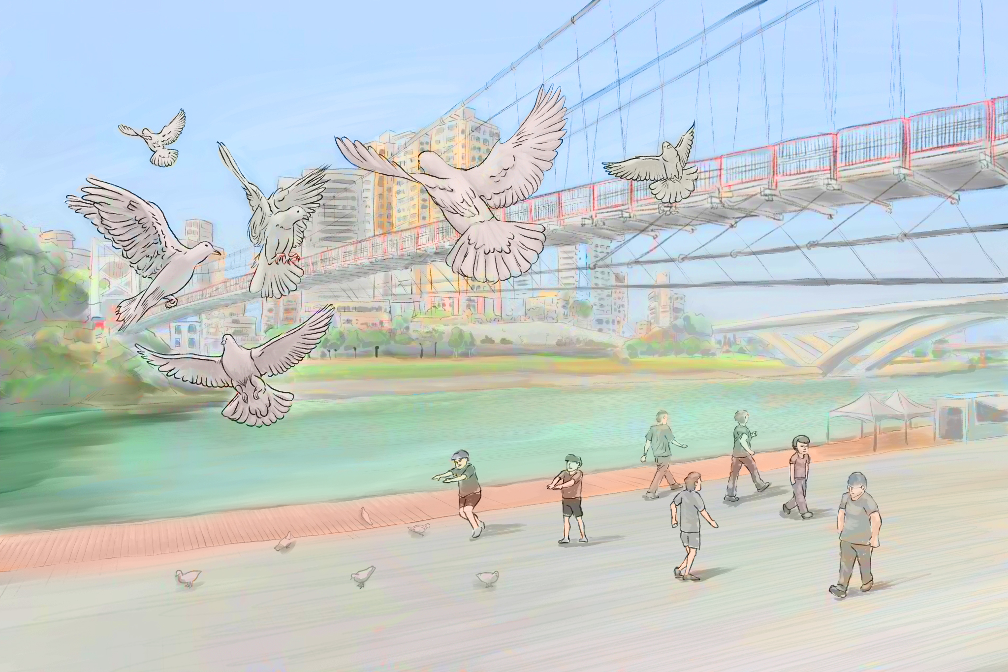 【詩】夏日散步——寫六月碧潭　吳浩瑋