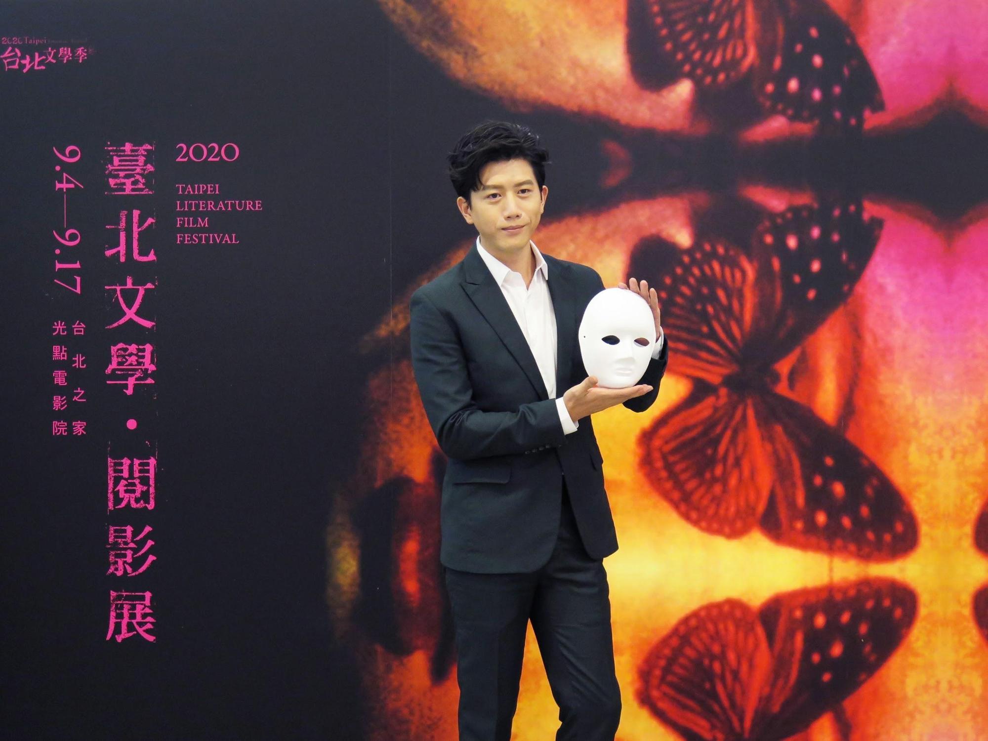 新科台北電影獎影帝莫子儀擔任臺北文學.閱影展代言人。(光點台北提供)