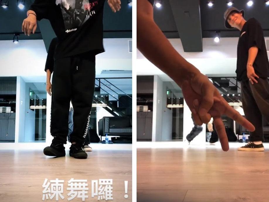羅志祥限時動態的截圖,目前已被刪除。(截自微博)