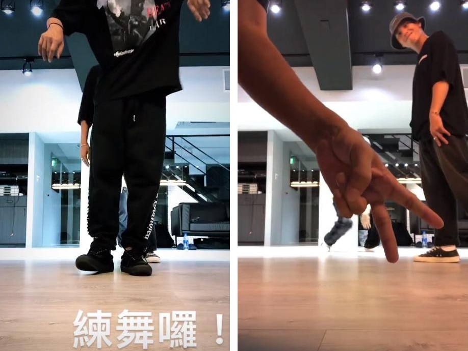 羅志祥限時動態的截圖，目前已被刪除。（截自微博）