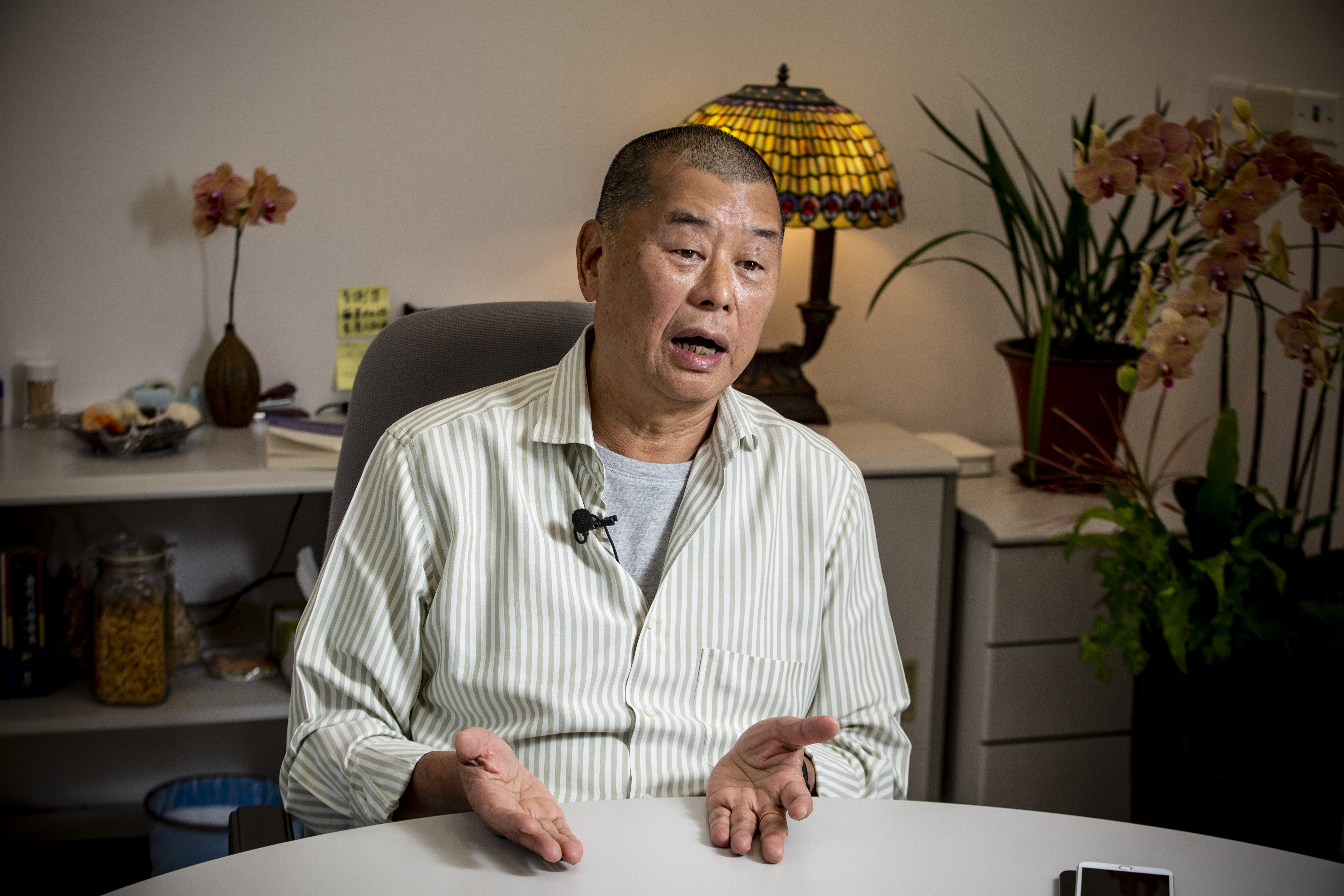 壹傳媒創辦人黎智英遭以違反「港版國安法」為由逮捕，今（12日）上午交保獲釋。（本刊資料照）