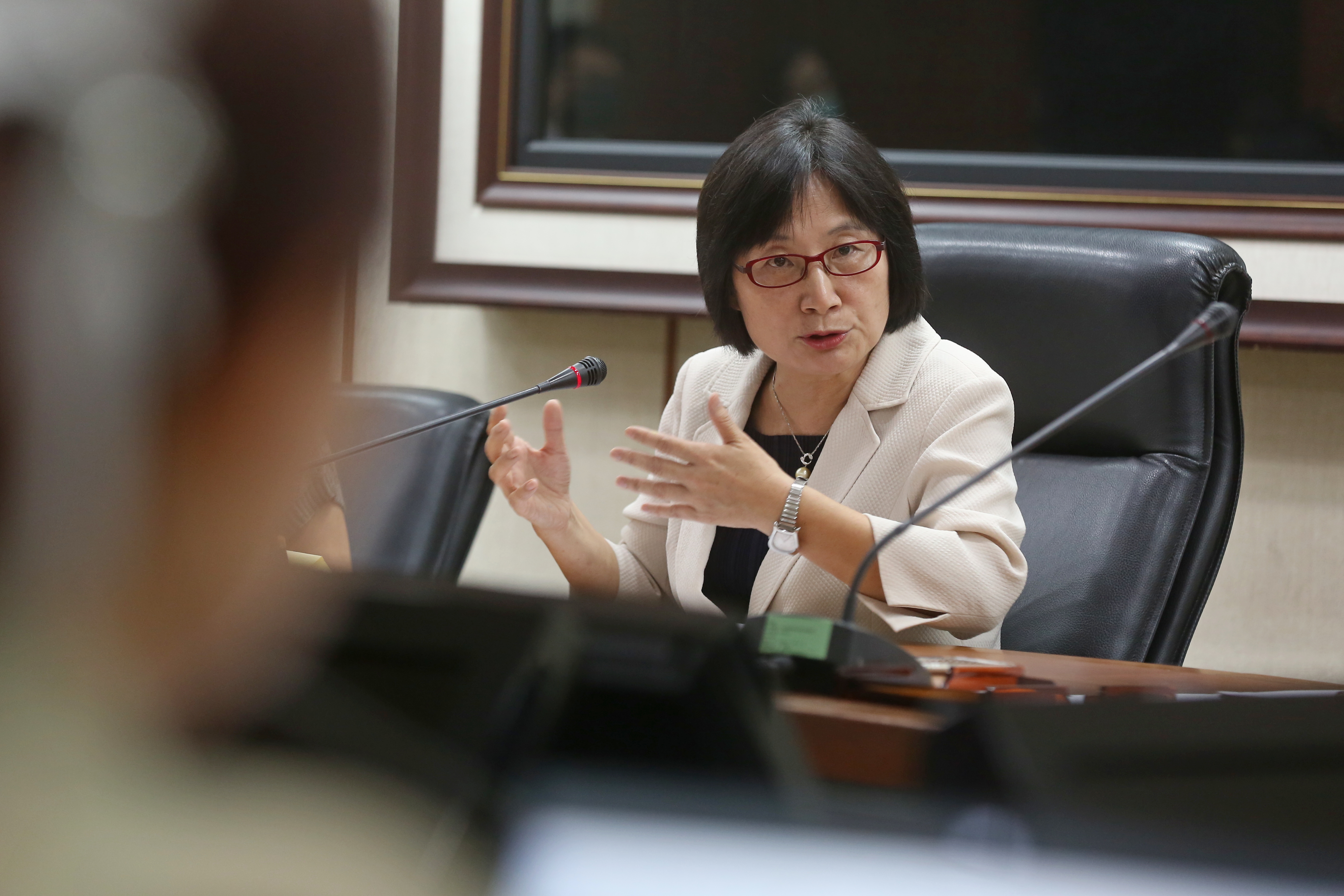 經濟部今（12日）下午就大同案召開記者會，由商業司長李鎂代表說明。