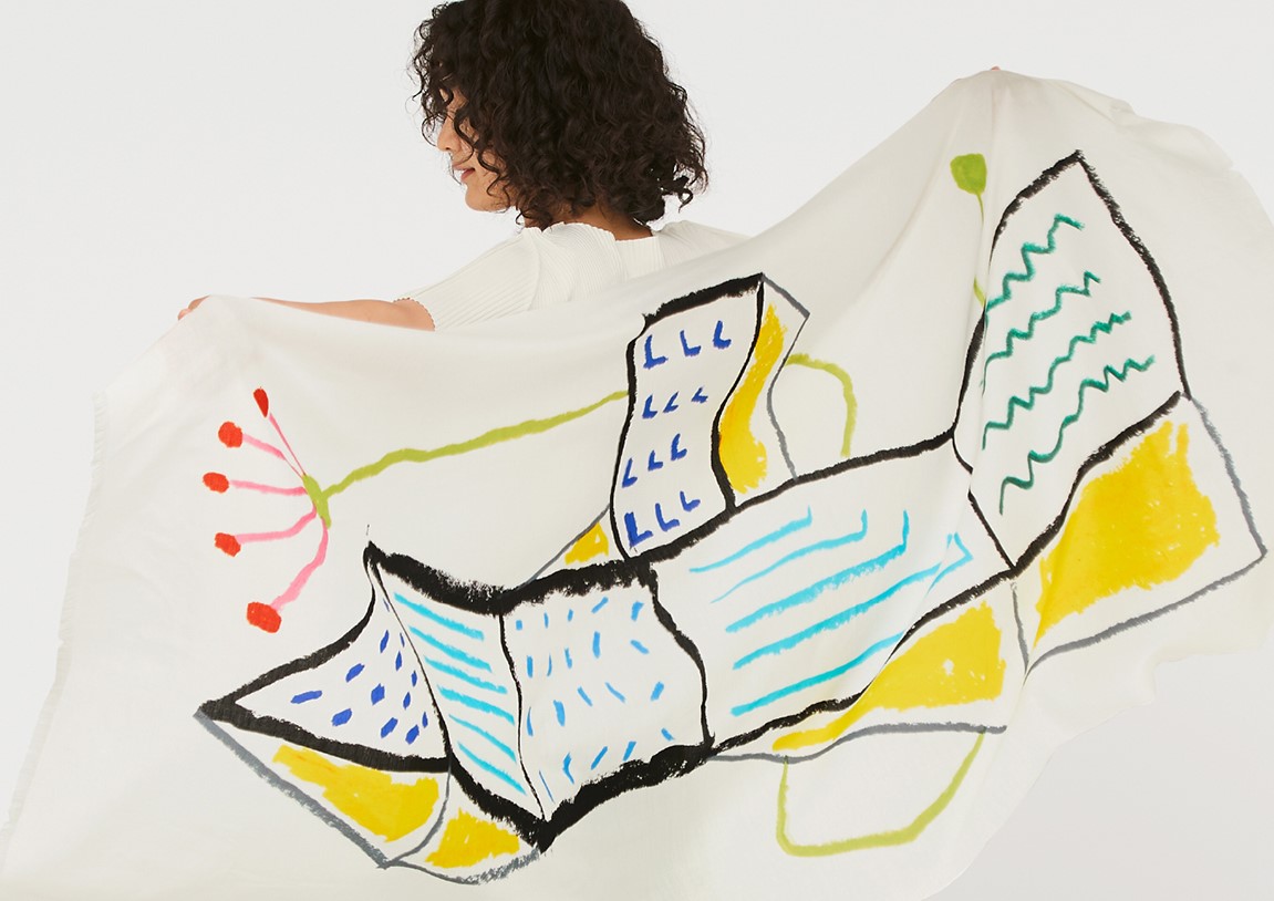 黑田圍巾。NT$9,600。（君梵提供）