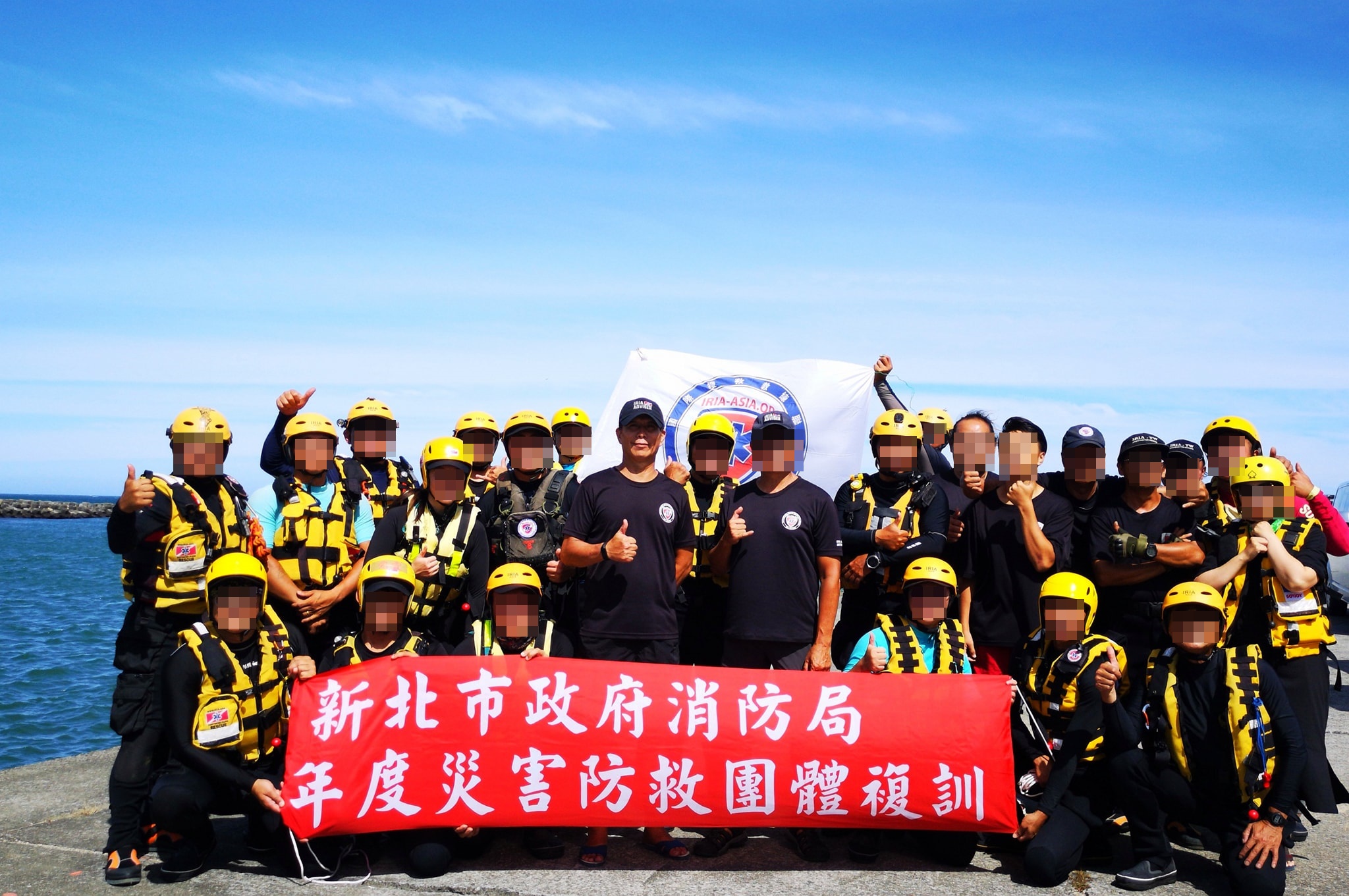 葉泰興與消防界的關係良好。（翻攝葉泰興臉書）