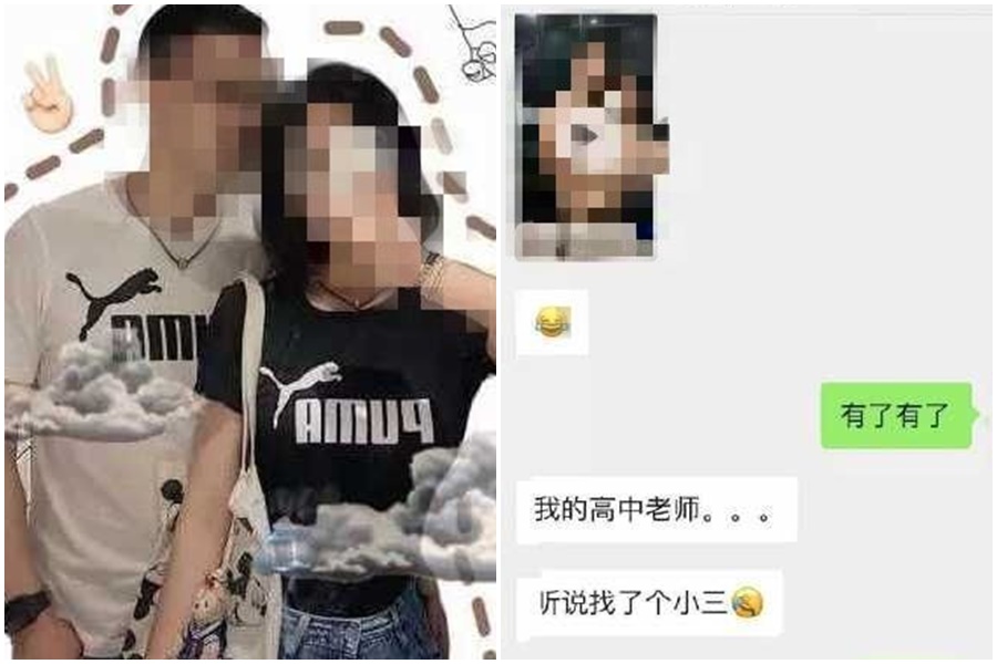 鎮江市一名高中康姓老師激戰女學生的影片在微博外流。（翻攝自網易新聞客戶端微博）