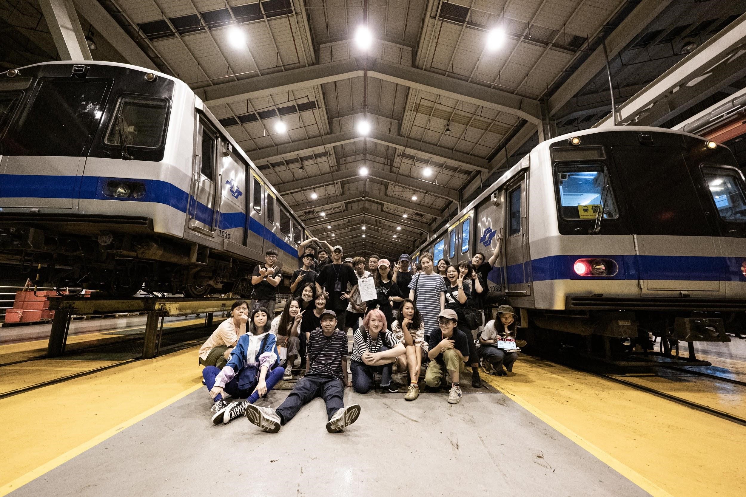 台北市影委會協助《怪胎》於北投機廠和台北捷運內拍攝,圖中場景為北投機廠。(牽猴子提供)