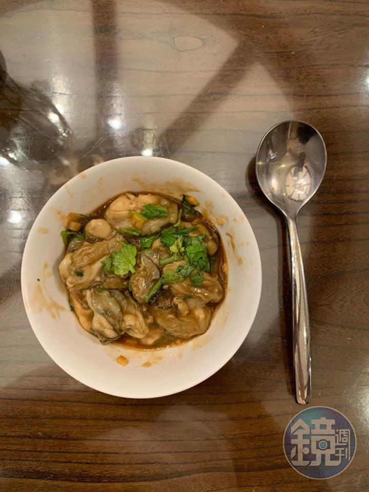 超鮮美的蒜蓉鮮蚵，吃這樣一碗已滿足。