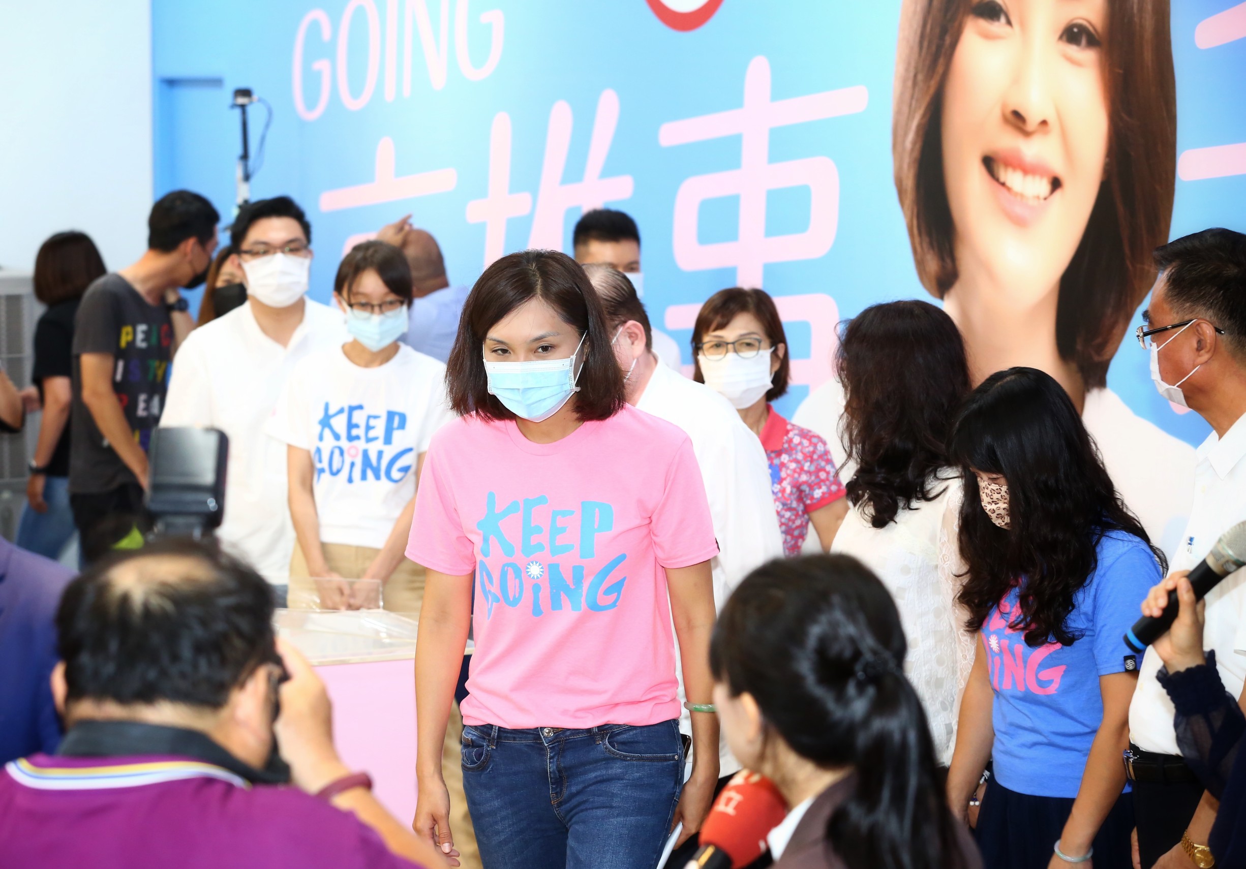 國民黨高雄市長補選候選人李眉蓁僅在3區票數贏過陳其邁。