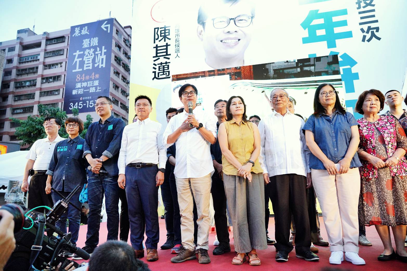 高雄市長補選投票結果出爐，民進黨候選人陳其邁當選。