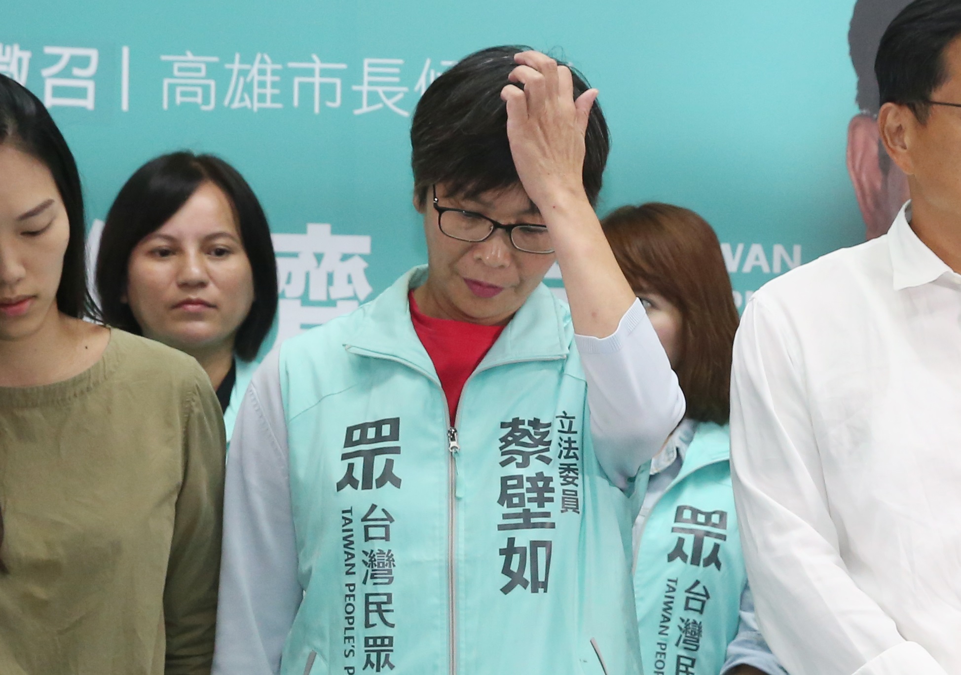 民眾黨補選慘敗，身兼組織部主任的立委蔡壁如被點名有3大問題。