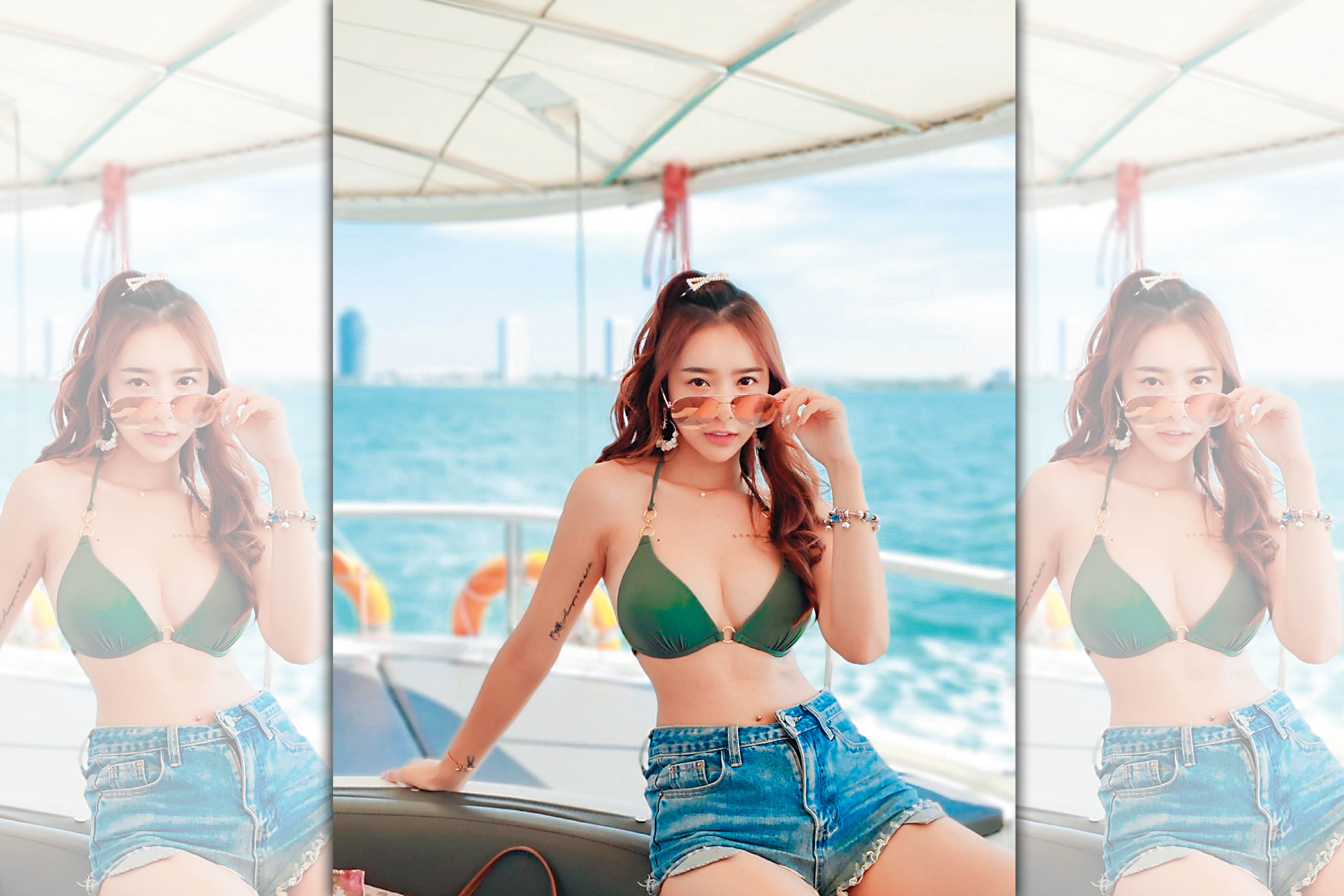 擁傲人身材的人氣網紅張雅涵，每年推出一本寫真集記錄青春。（翻攝自張雅涵IG）