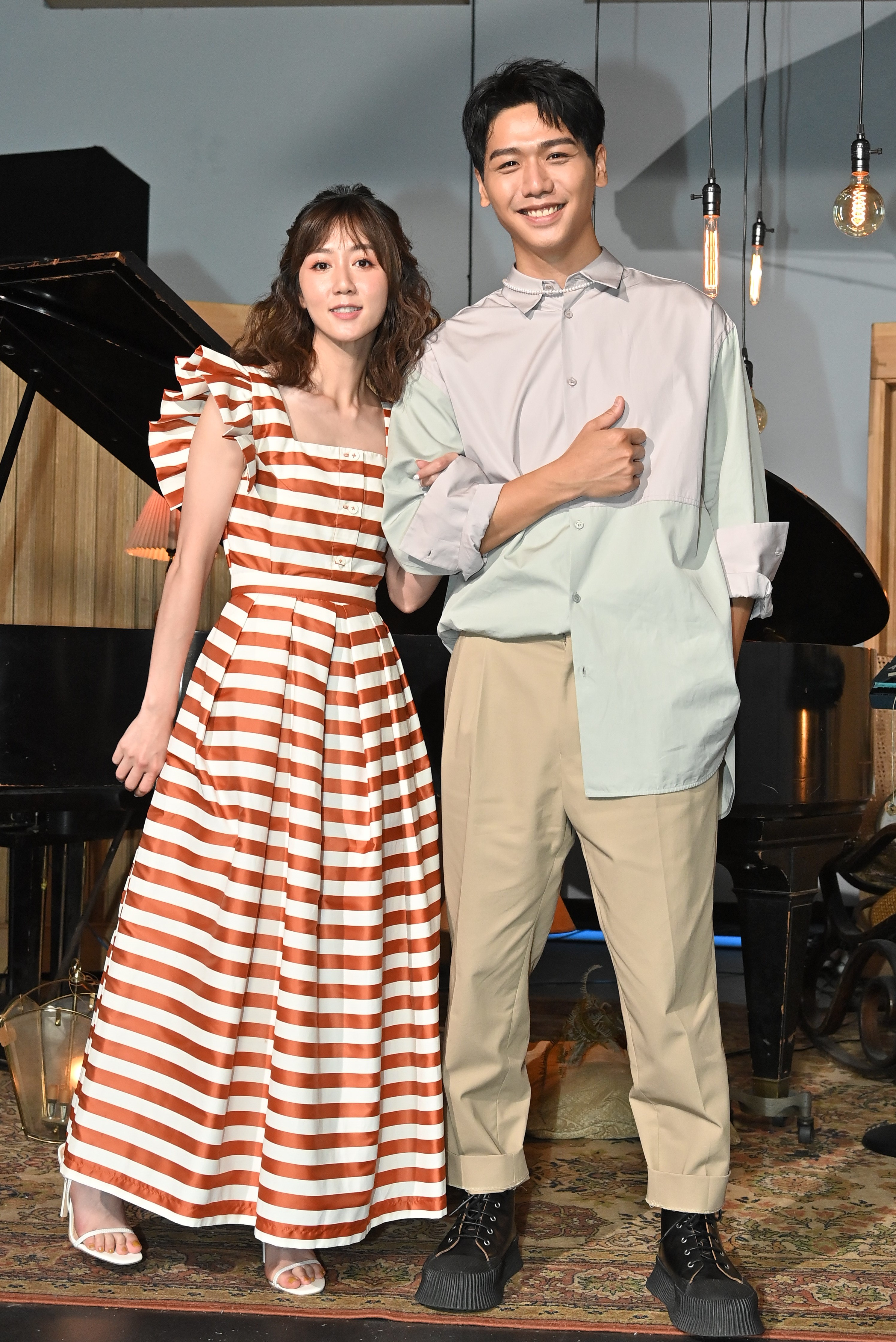 第31屆金曲獎頒獎典禮星光大道的主持棒，將由連莊的瑪麗帶領首次主持蔡旻佑共同接下。（台視提供）