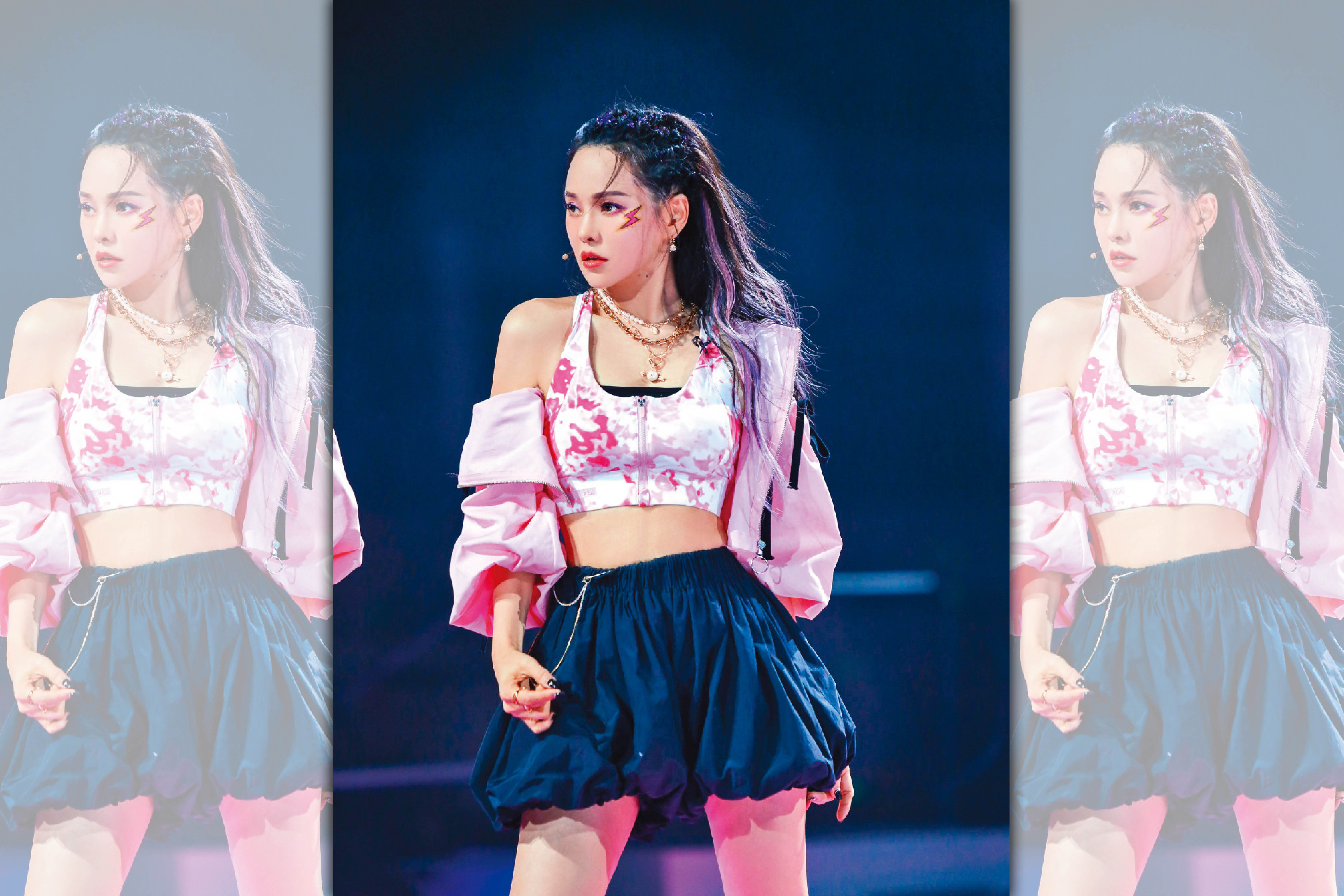 以52歲之齡參加《乘風破浪的姐姐》選秀，伊能靜表現令不少人跌破眼鏡，還闖入總決賽。（翻攝自伊能靜工作室微博）