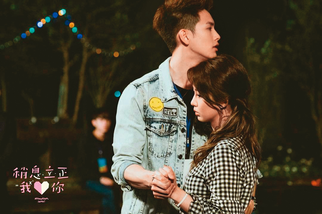 瑤瑤的IG上只留下她和以綸（左）的劇照，顯得相當官方。（翻攝自郭書瑤IG）