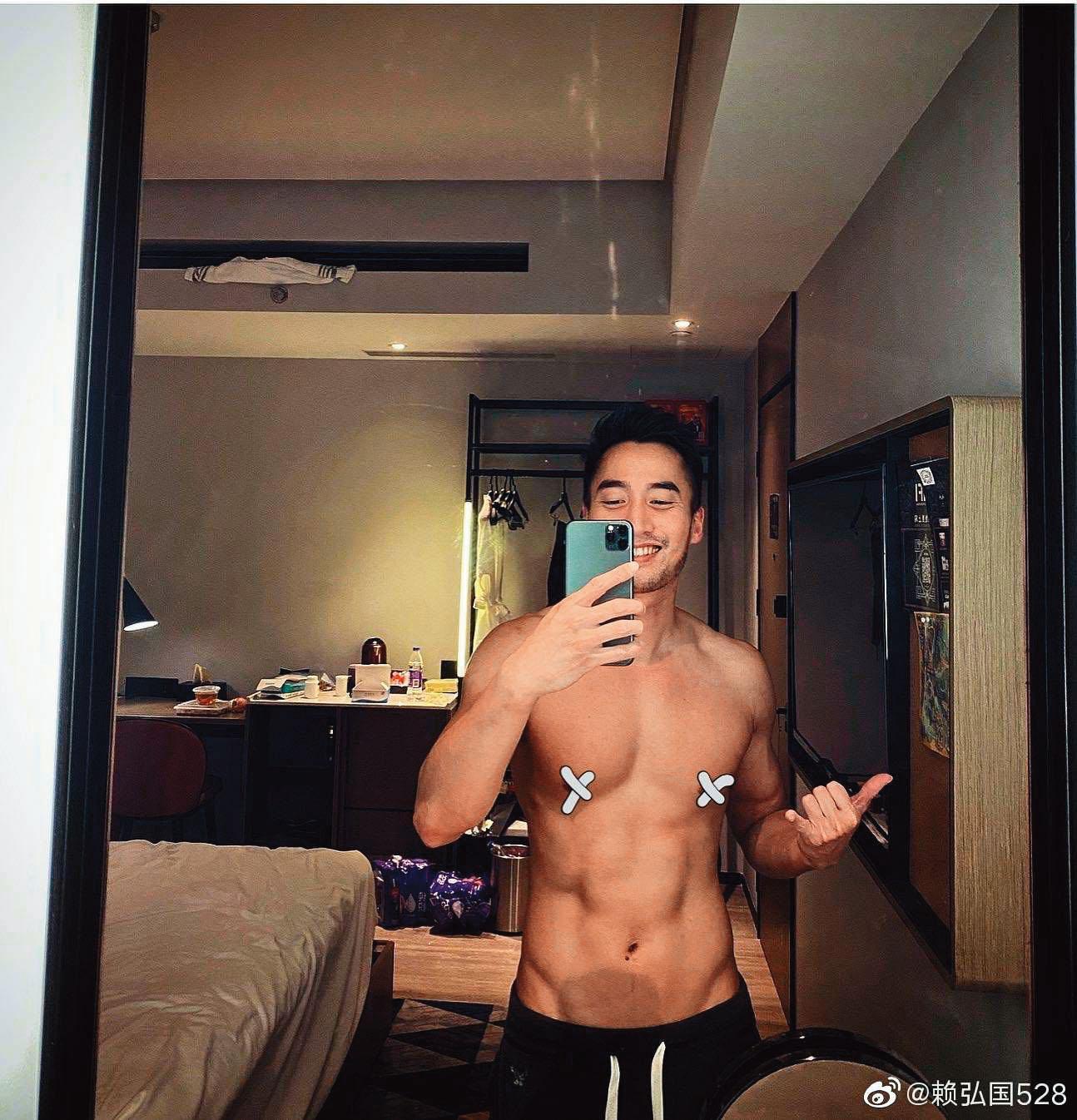 賴弘國先是發了與阿嬌感人的回憶文,但後來把對方刪得一乾二淨。(翻攝賴弘國微博)