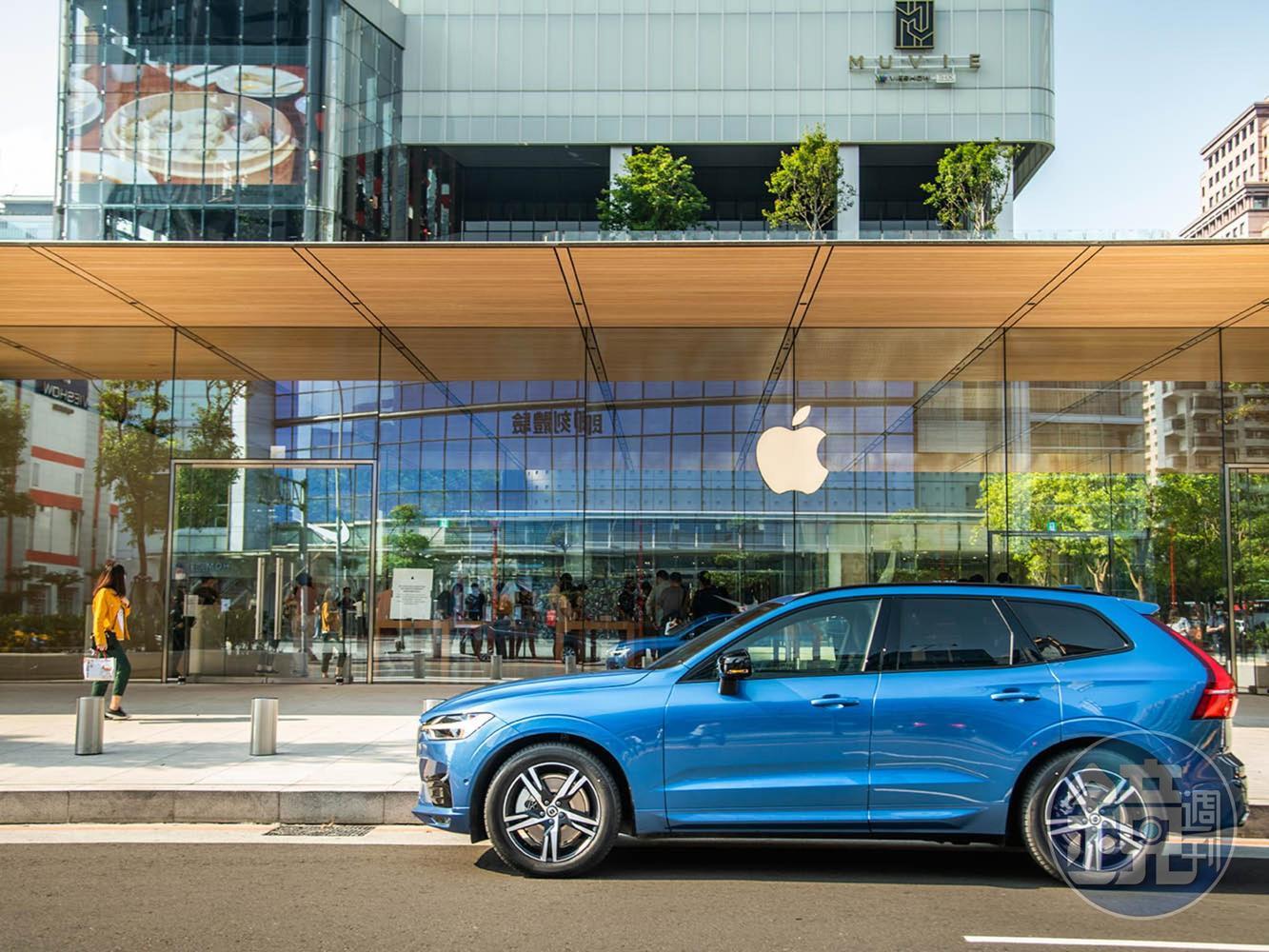 外觀和先前的XC60並無差異。