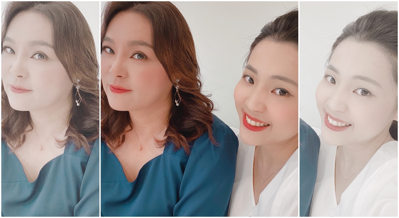 陳玉珍昨再度甩開「立院女戰神」形象，改走「唯美」造型路線，同黨議員徐巧芯還在臉書曬出2人合照，還戲稱「我跟新朋友」。（翻攝自徐巧芯臉書）