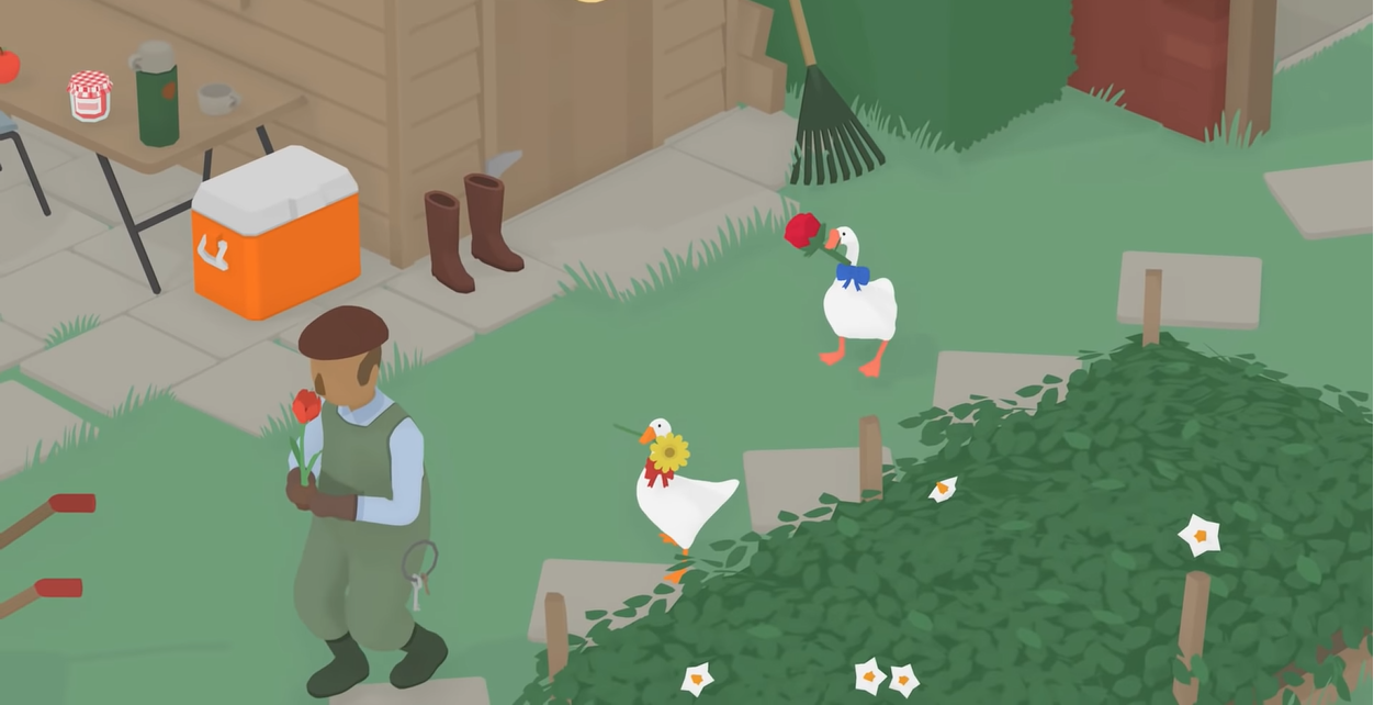 《無名鵝愛搗蛋》將在9月23日免費更新支援雙人模式。（翻攝YouTube頻道「House House」）