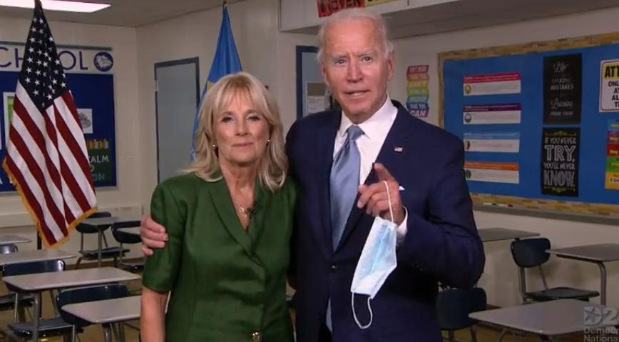 民主黨昨（18）日舉行黨代表大會，正式提名前副總統拜登（Joe Biden）為該黨總統候選人。（翻攝Joe Biden臉書）
