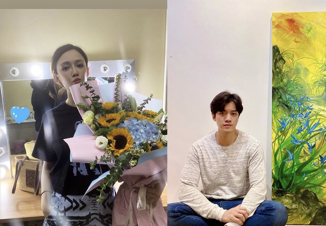 陳喬恩參加大陸實境節目《女兒們的戀愛2》而結識馬來西亞富二代Alan（曾偉昌），去年底2人大方認愛。（翻攝自陳喬恩、Alan的IG）