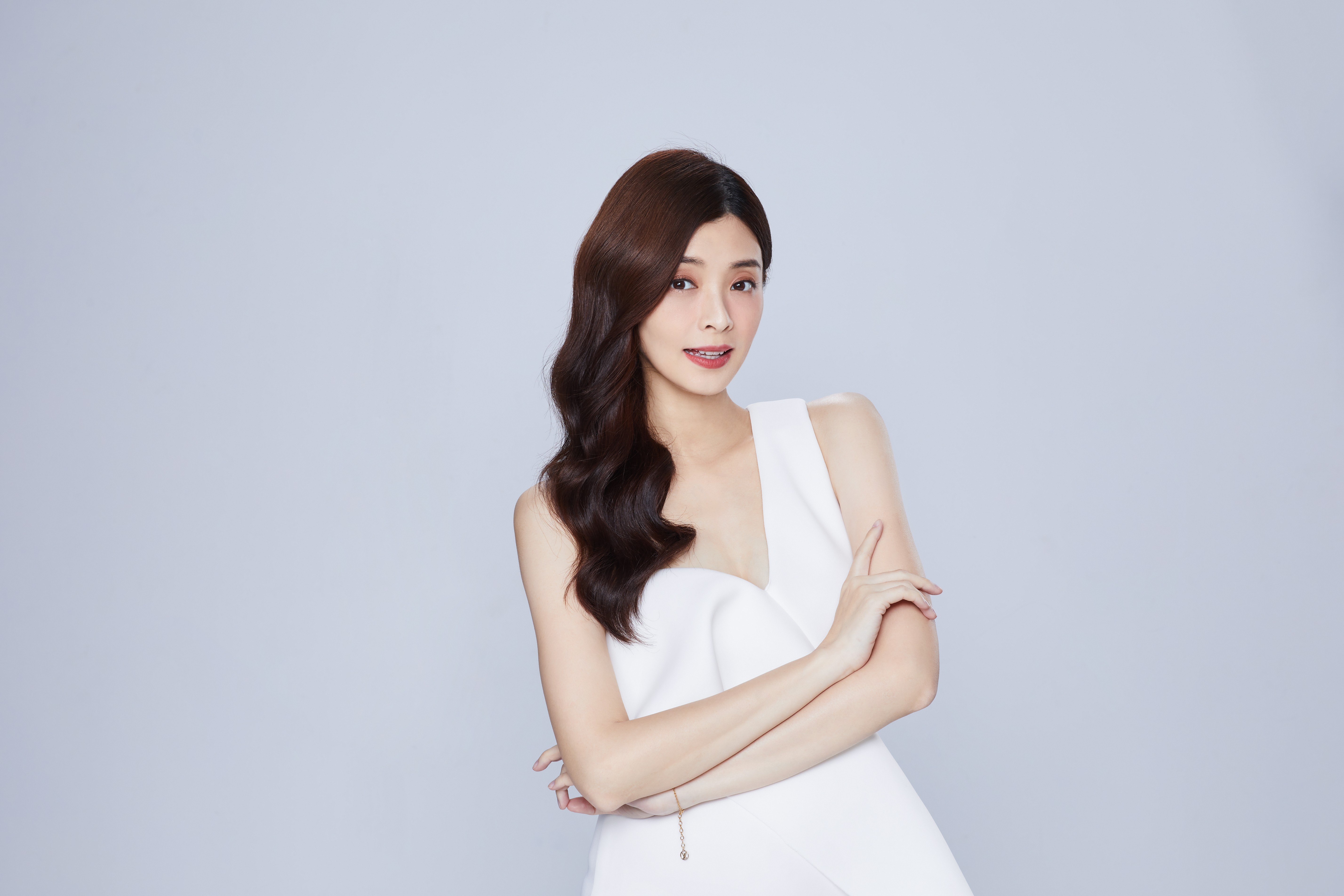 夏如芝下個月就要卸貨，四肢仍相當纖細。（伊林提供）