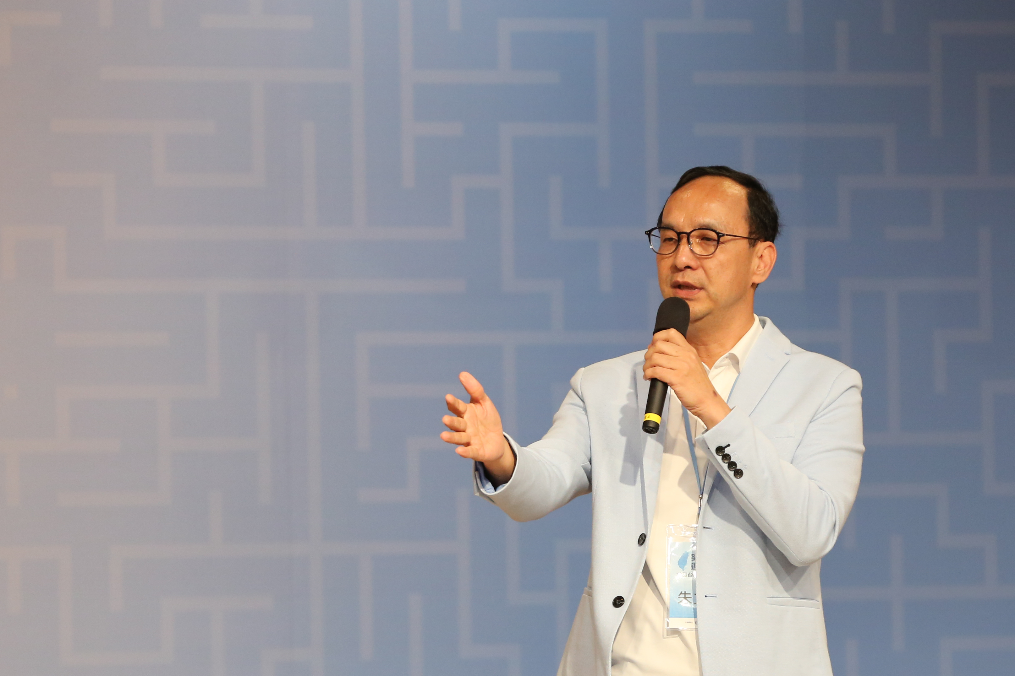 先前聲援黎智英遭到部分國民黨支持者出征，朱立倫再次提及香港。（本刊資料照）