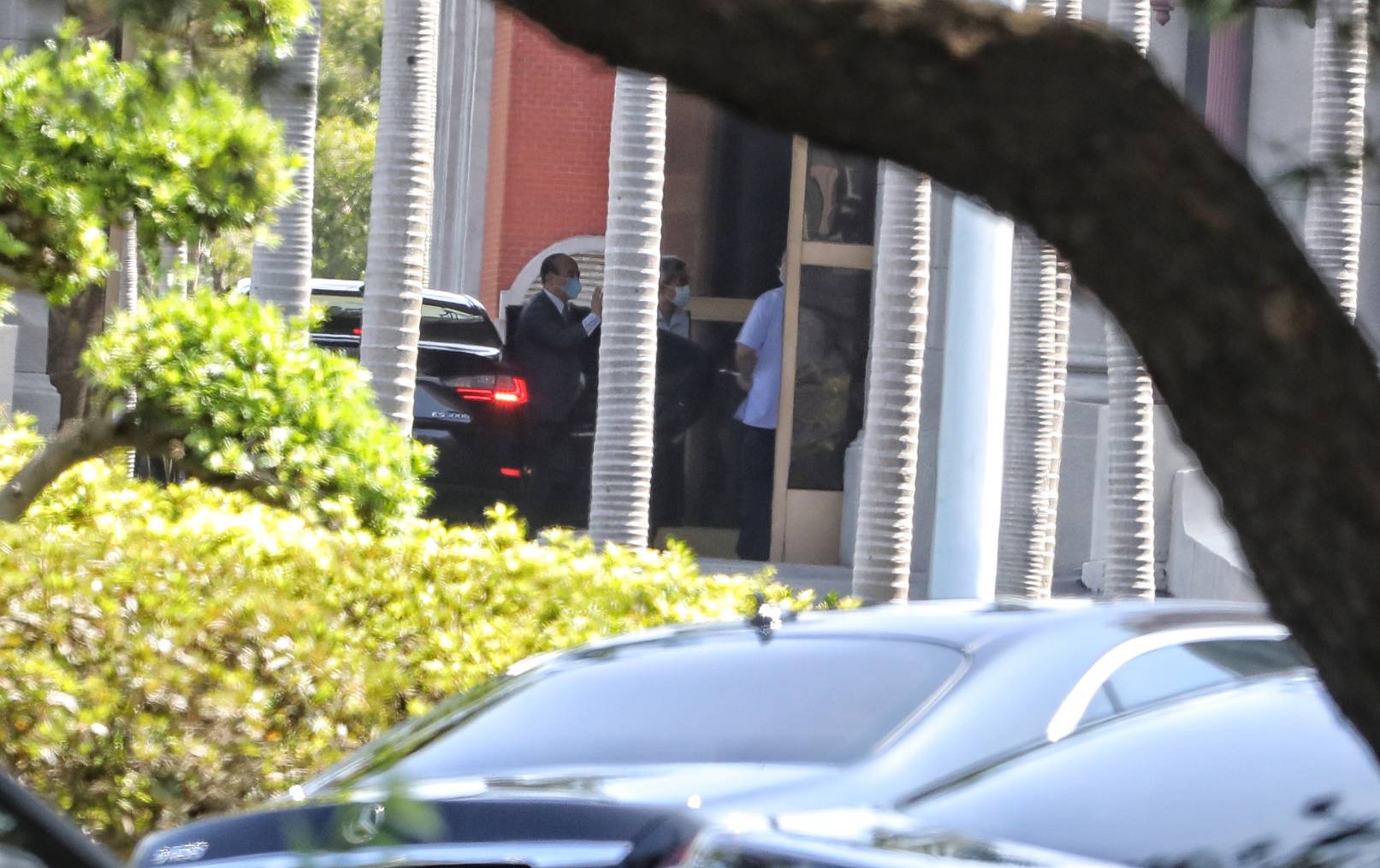 立法院前院長王金平出席李登輝治喪大員會議。