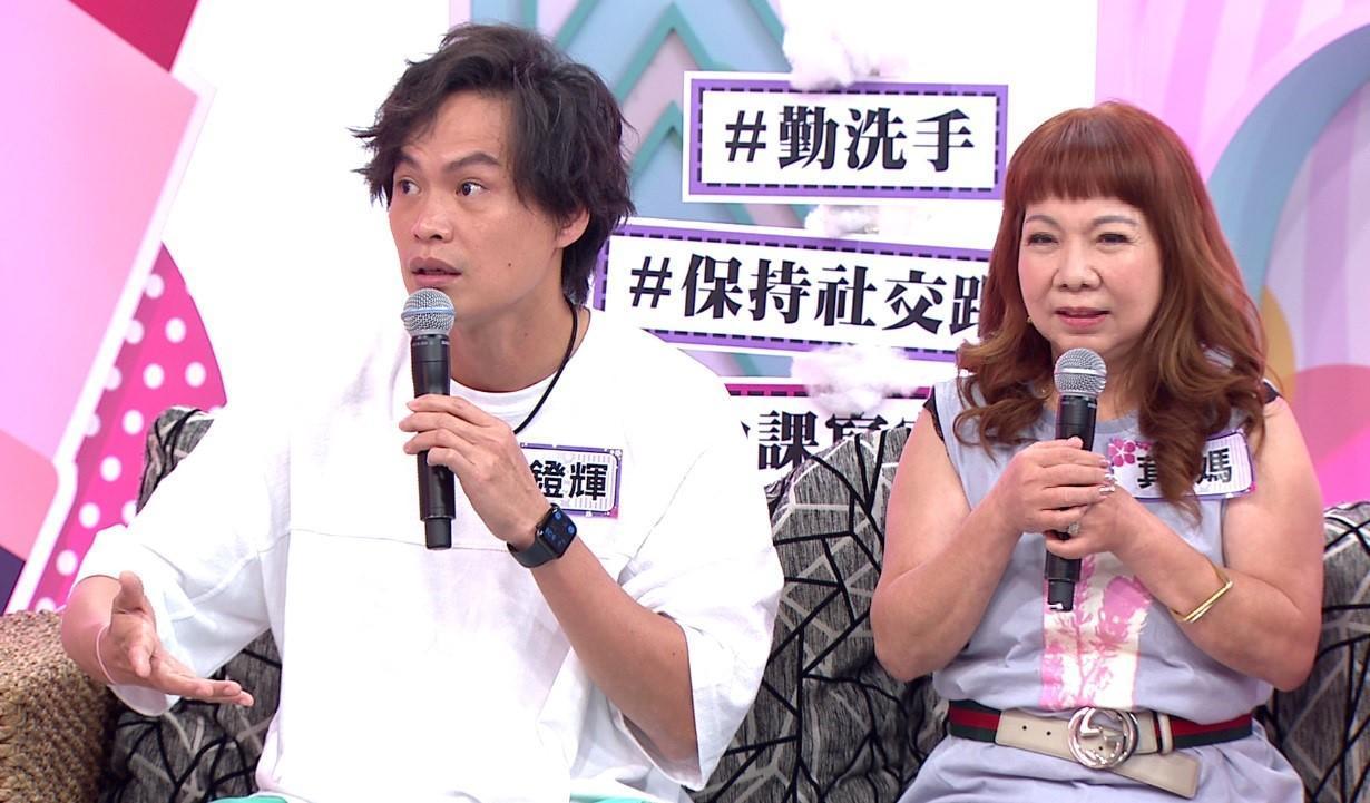 黃鐙輝上《聽媽媽的話》控訴丈母娘萁媽（右）亂花他的錢。（年代提供）