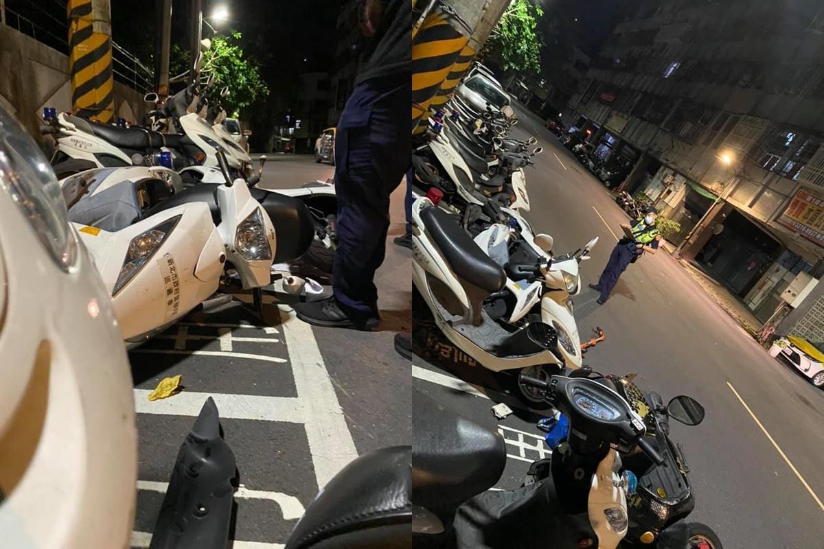 張姓女保險員聲稱因為蟑螂爬上腿,才造成車禍意外。(翻攝自臉書「爆怨公社」)