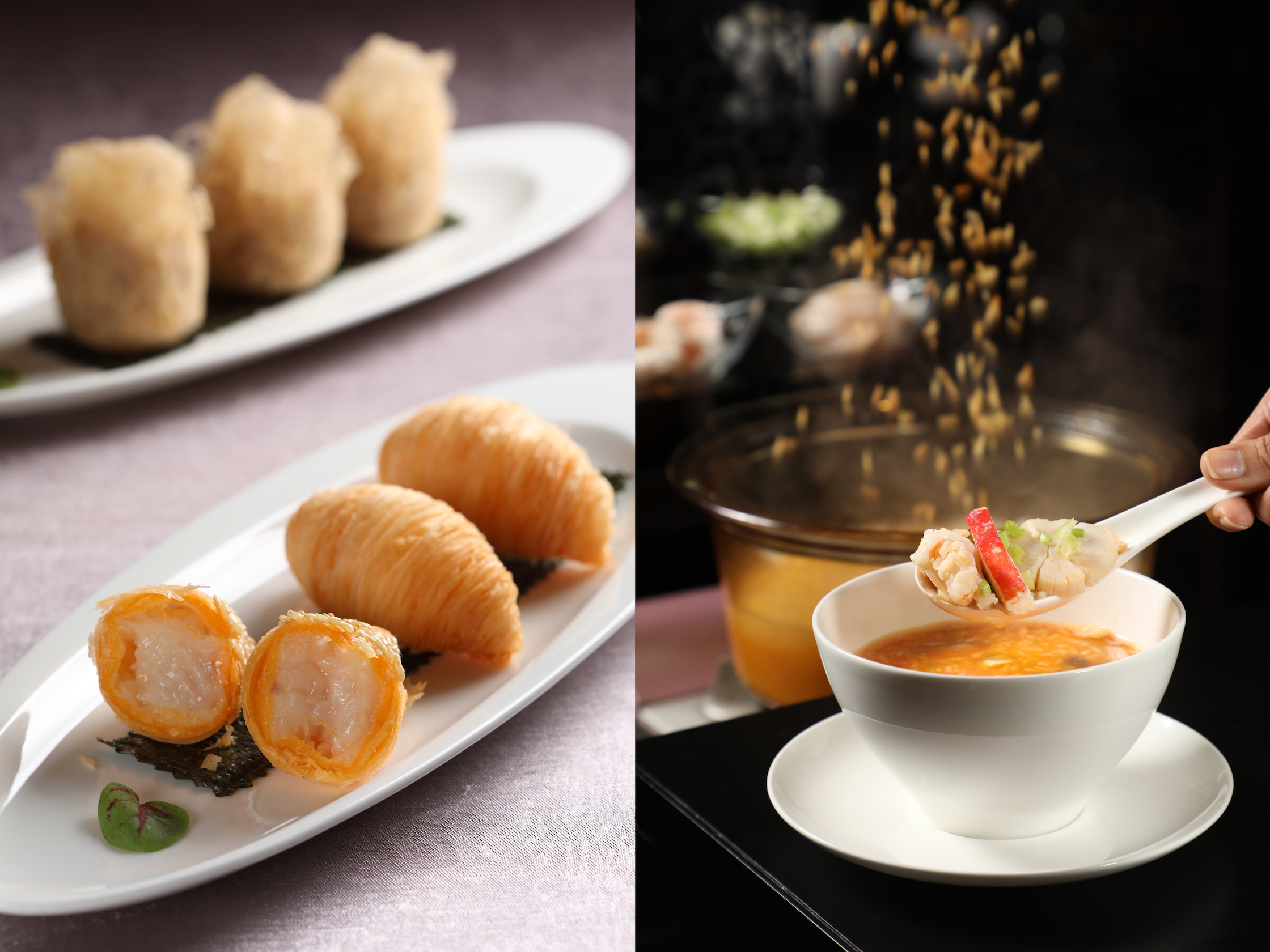 台北晶華酒店的粵菜廳「晶華軒」菜品細緻，還推出超值的「香港好味道」套餐點法。