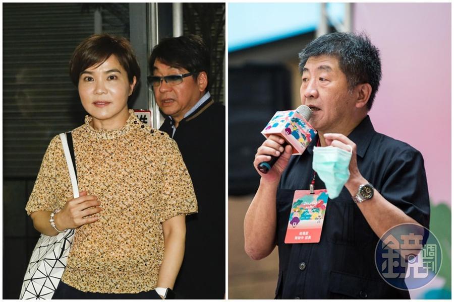 彰化縣衛生局「精準篩檢」日前揪出自美返台少年確診武漢肺炎，中央流行疫情指揮中心指揮官陳時中（右）指示政風單位介入調查，讓資深媒體人李艷秋（左）今在臉書上反諷。（本刊資料照）