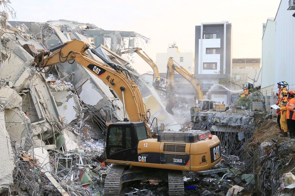 維冠大樓倒塌釀115死，建商遭判求償4.5億元。（翻攝賴清德臉書）