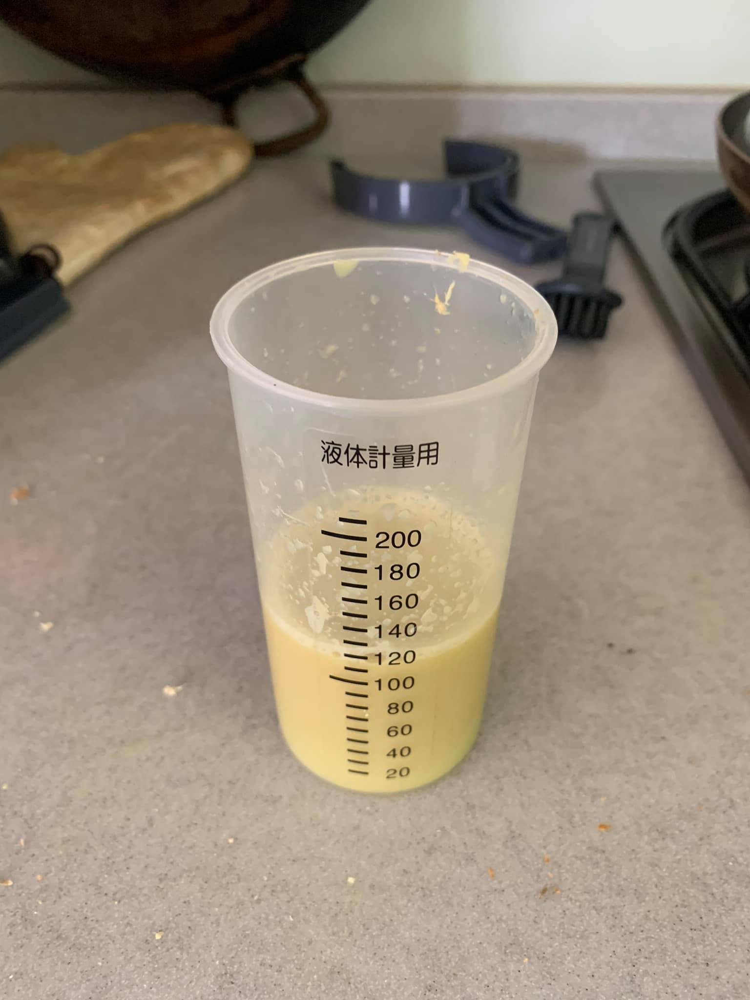 得到120毫升蔥薑汁。