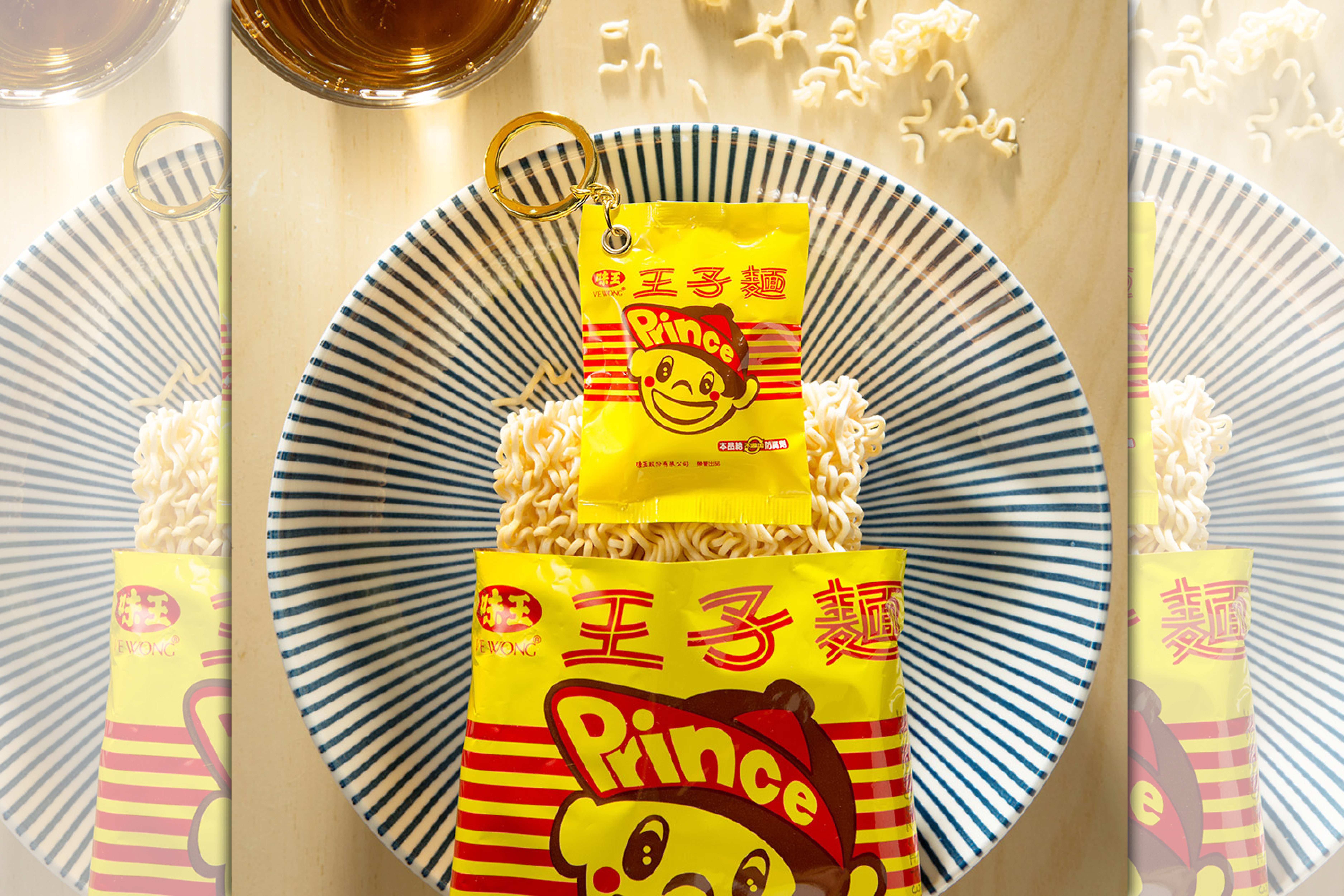 「王子麵」造型悠遊卡8月24日上午11時起在四大超商限時預購，每個售價新台幣190元。（悠遊卡公司提供）