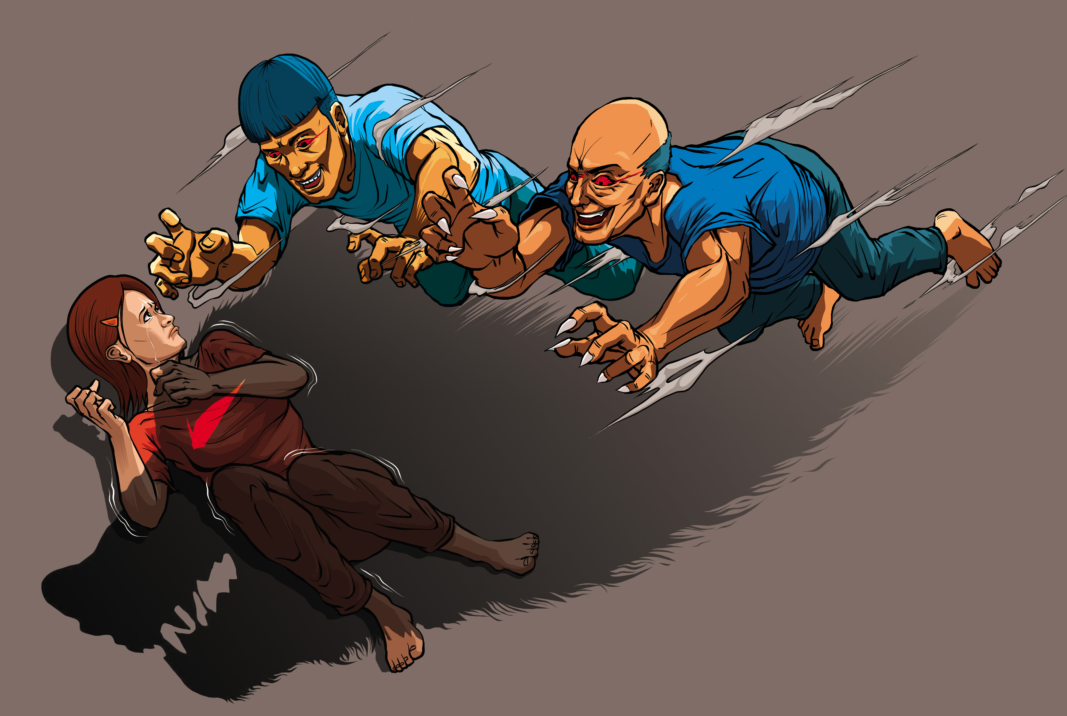 中度智能障礙的女高中生小玫，遭爸爸、弟弟多次性侵。（圖為示意畫面）