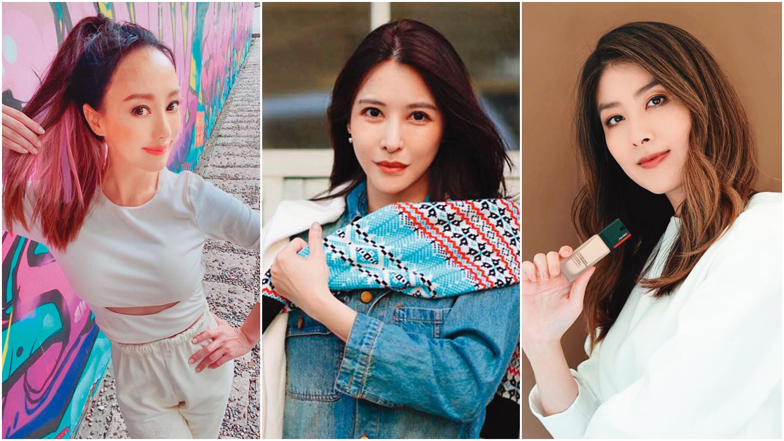 不少含金湯匙出生的女藝人,家庭背景相當顯赫。(組圖:臉書、IG)