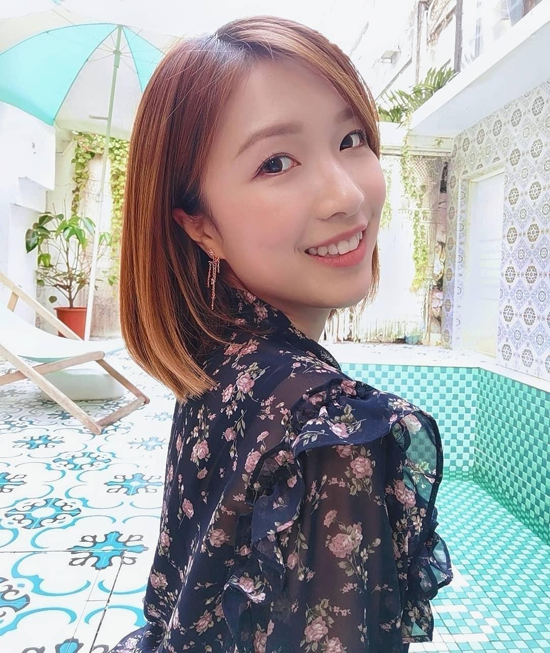 郭嘉文長相清秀，曾獲2015香港小姐季軍。（翻攝自IG ＠karmen_kkm）