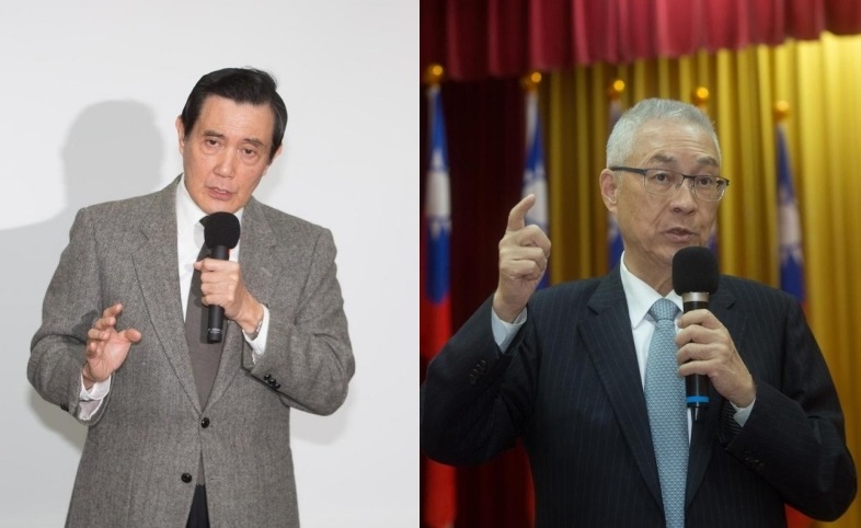 傳前總統馬英九（左）回鍋參選黨主席，吳敦義（右）力挺。（本刊資料照）