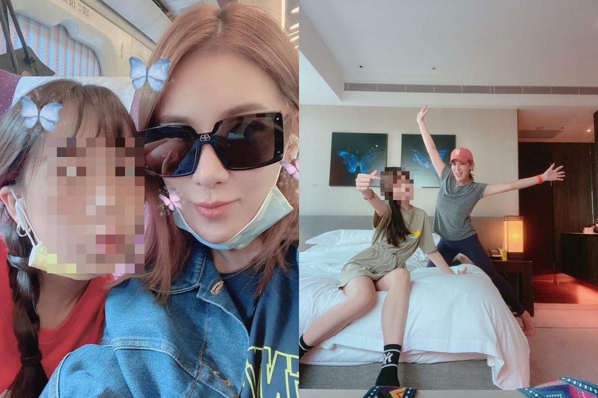 小禎與12歲女兒Emma感情很好，但她自爆也曾對女兒脫口說出重話，事後非常後悔。（翻攝自小禎臉書）